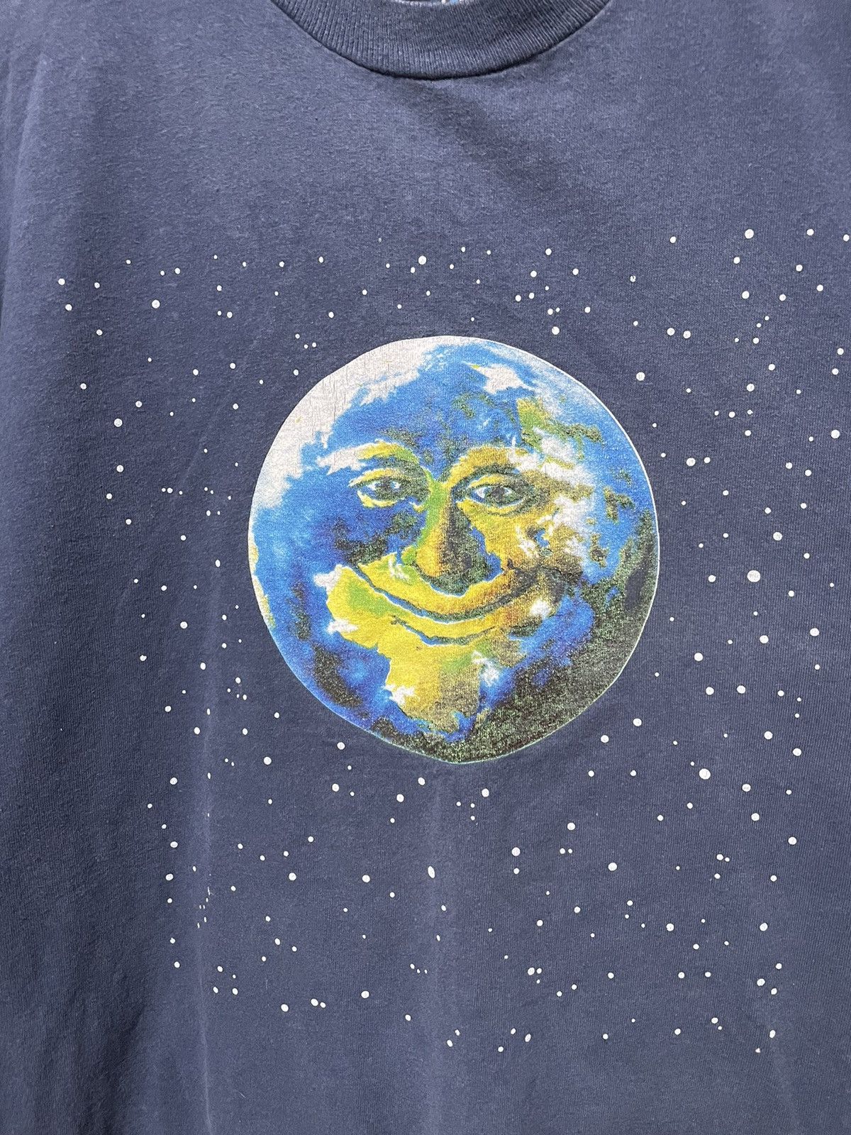 Band Tees × Vintage Vintage 80s Earth Face Graphic Tee British Airways T Shirt Size US XL / EU 56 / 4 - 3 Thumbnail