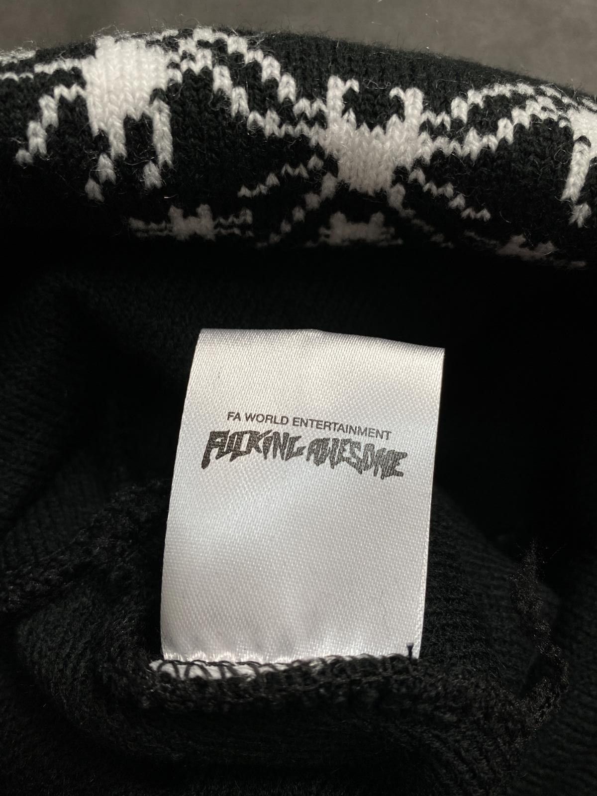 Fucking Awesome Rare Fucking Awesome Spider Stamp No Cuff Knit Blue Beanie Size ONE SIZE - 6 Thumbnail