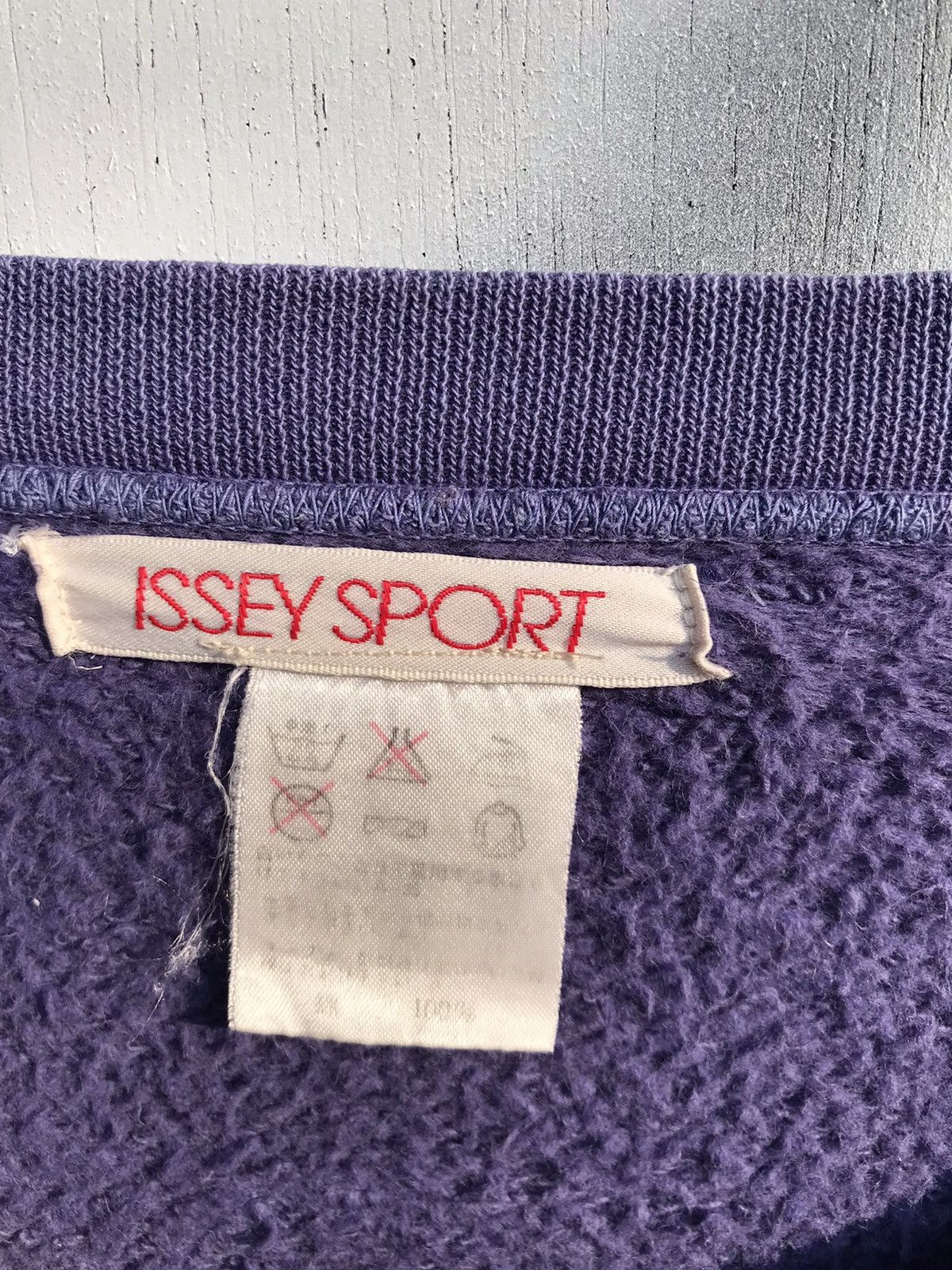 Issey Miyake × Vintage Vintage 80s Issey sport cow snap button sweatshirt Size US L / EU 52-54 / 3 - 9 Thumbnail
