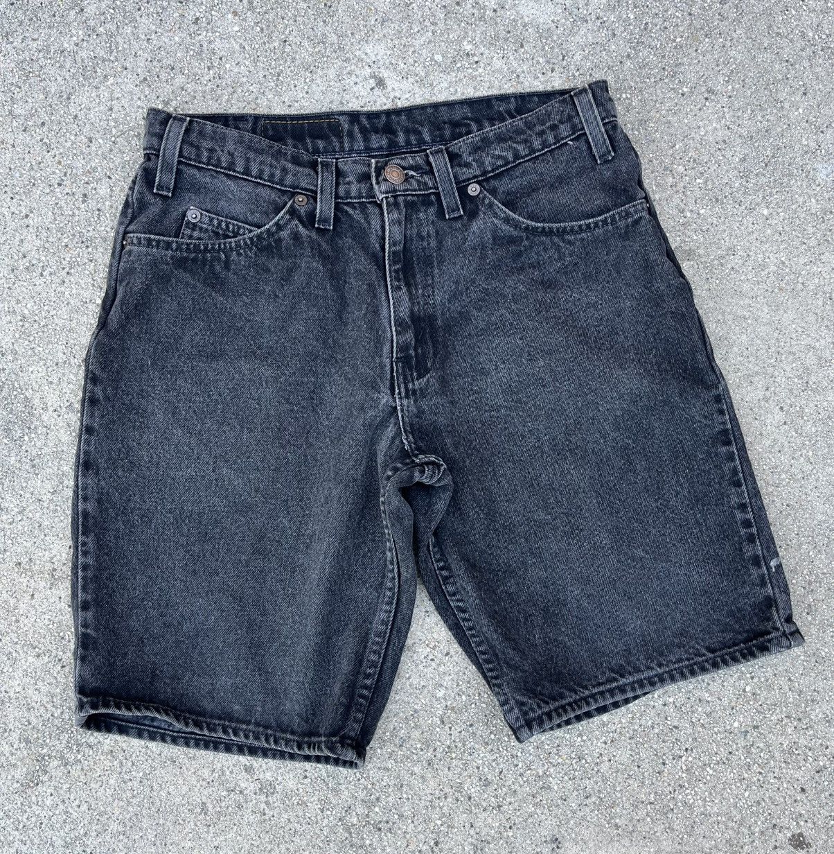 Levi's × Vintage Vintage Orange Tab Levi’s 550 Black Jean Shorts Denim Jorts Size US 29 - 11 Thumbnail