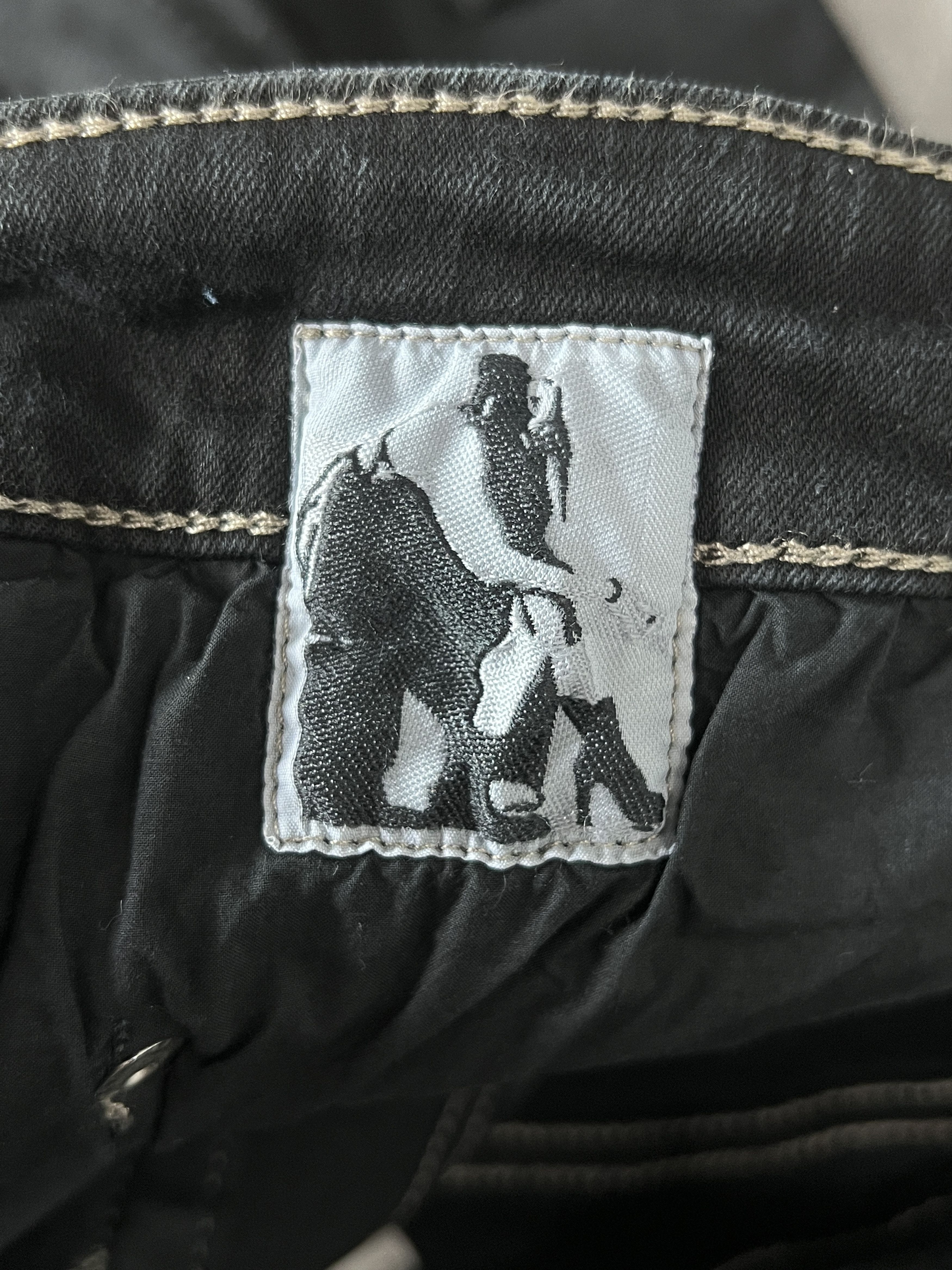 Rick Owens Drkshdw Rick Owens Rick Owens DRKSHDW Waxed Nagakin Denim Jeans S Size US 32 / EU 48 - 8 Thumbnail