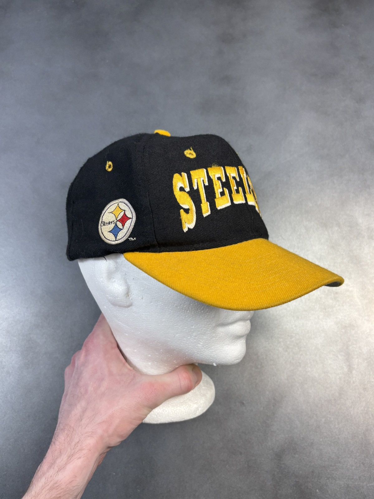 NFL × Vintage Vintage Pittsburgh Steelers Snapback NFL Team Snapback 1990s Size ONE SIZE - 15 Thumbnail
