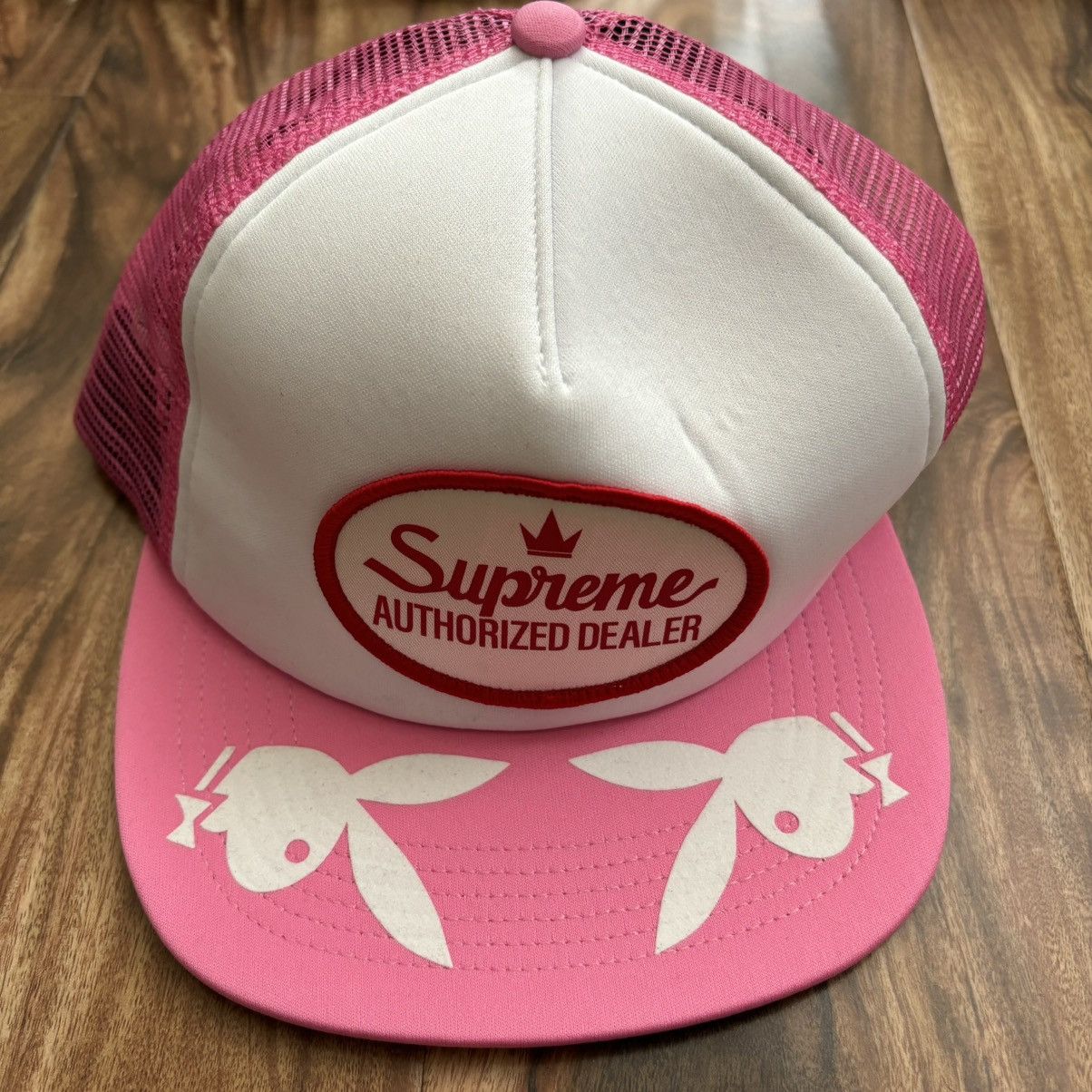 Playboy × Supreme Supreme®/Playboy® Mesh Back 5-Panel Pink | Grailed