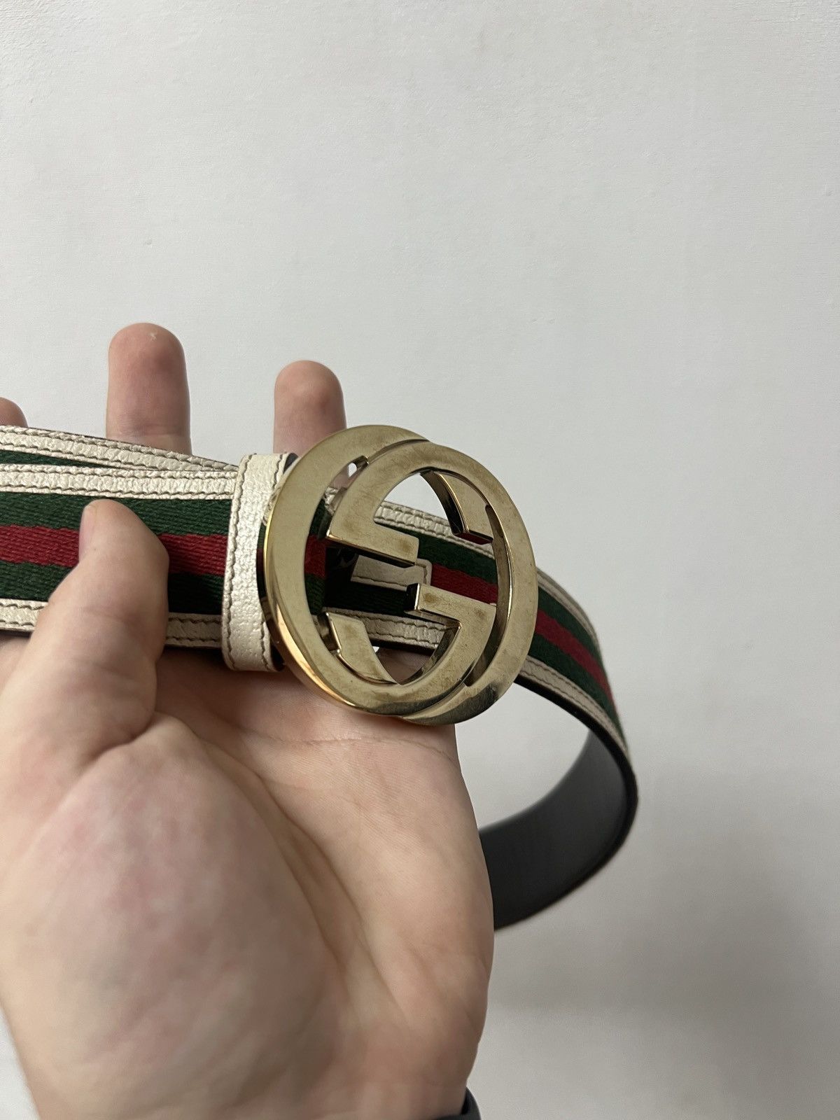 Gucci Gucci Belt Leather Unisex Luxury Size ONE SIZE - 6 Thumbnail