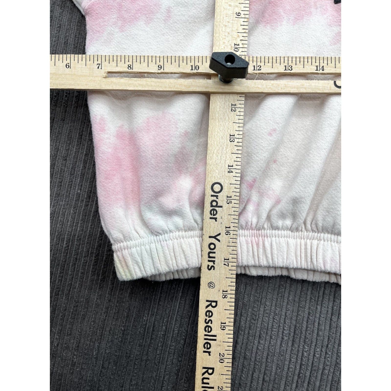 Vintage Keith Haring Women Sweater Size Large Tie Dye Long Sleeve Crop Hoodie Size L / US 10 / IT 46 - 4 Thumbnail