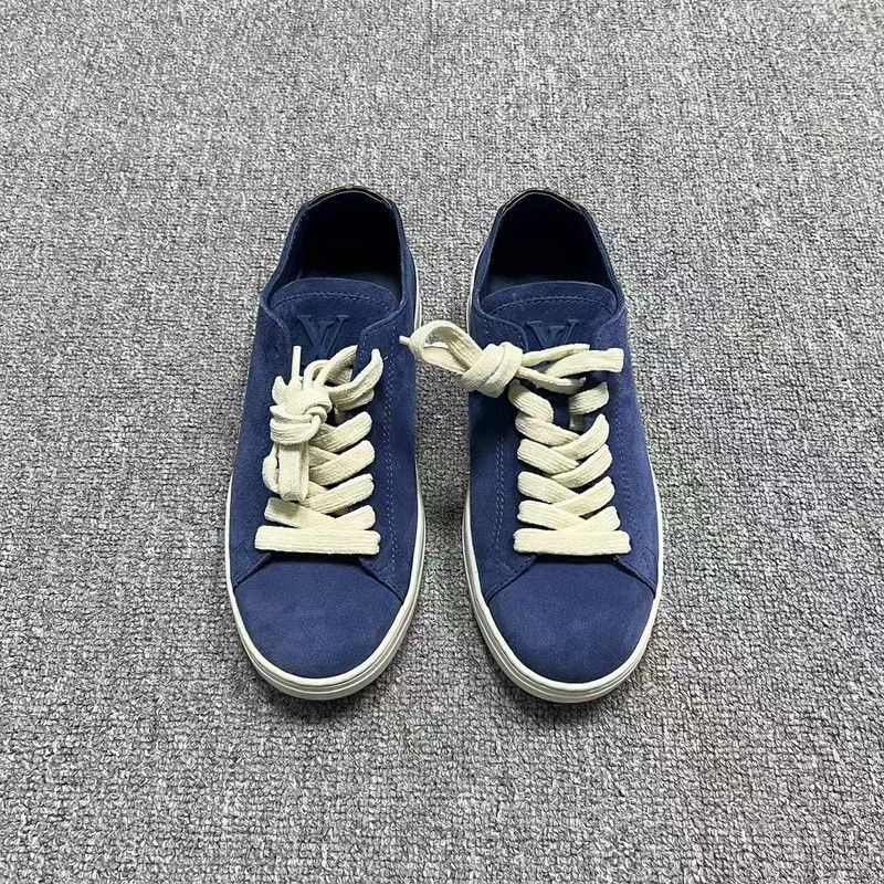 Louis Vuitton Resort Blue and White Low-Top Sneakers -