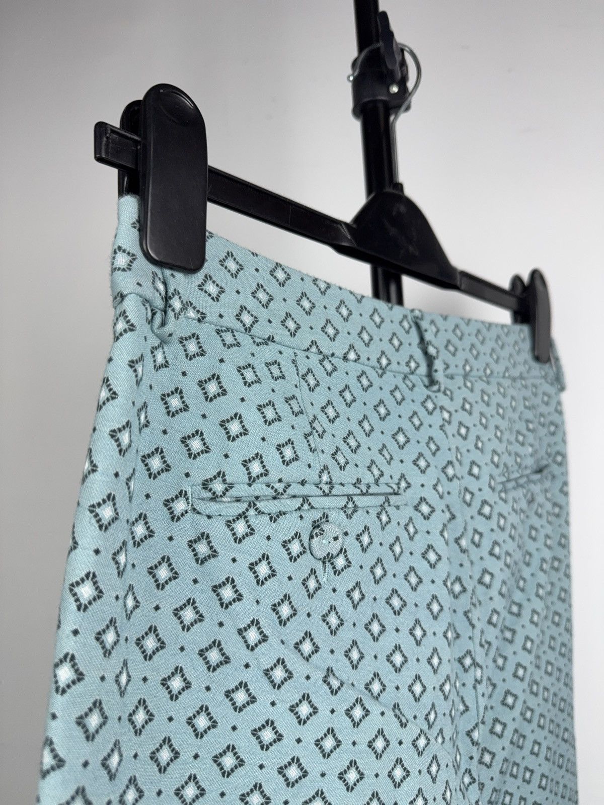 Weekend Max Mara Max Mara Weekend Cigarette Pants Pattern Blue 38 Size 27" / US 4 / IT 40 - 10 Thumbnail