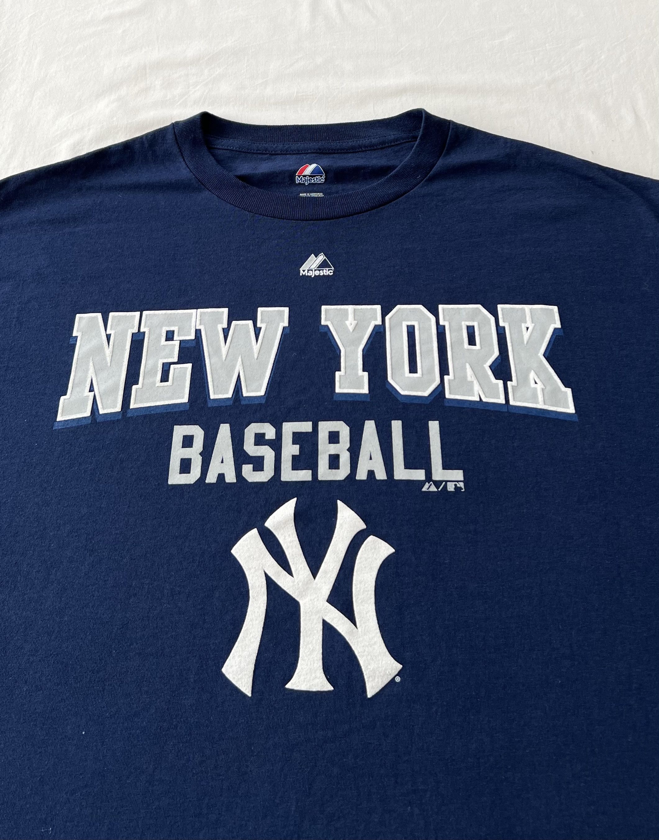MLB New York Yankees Baseball MLB Majestic Navy T-shirt Size US XL / EU 56 / 4 - 3 Thumbnail
