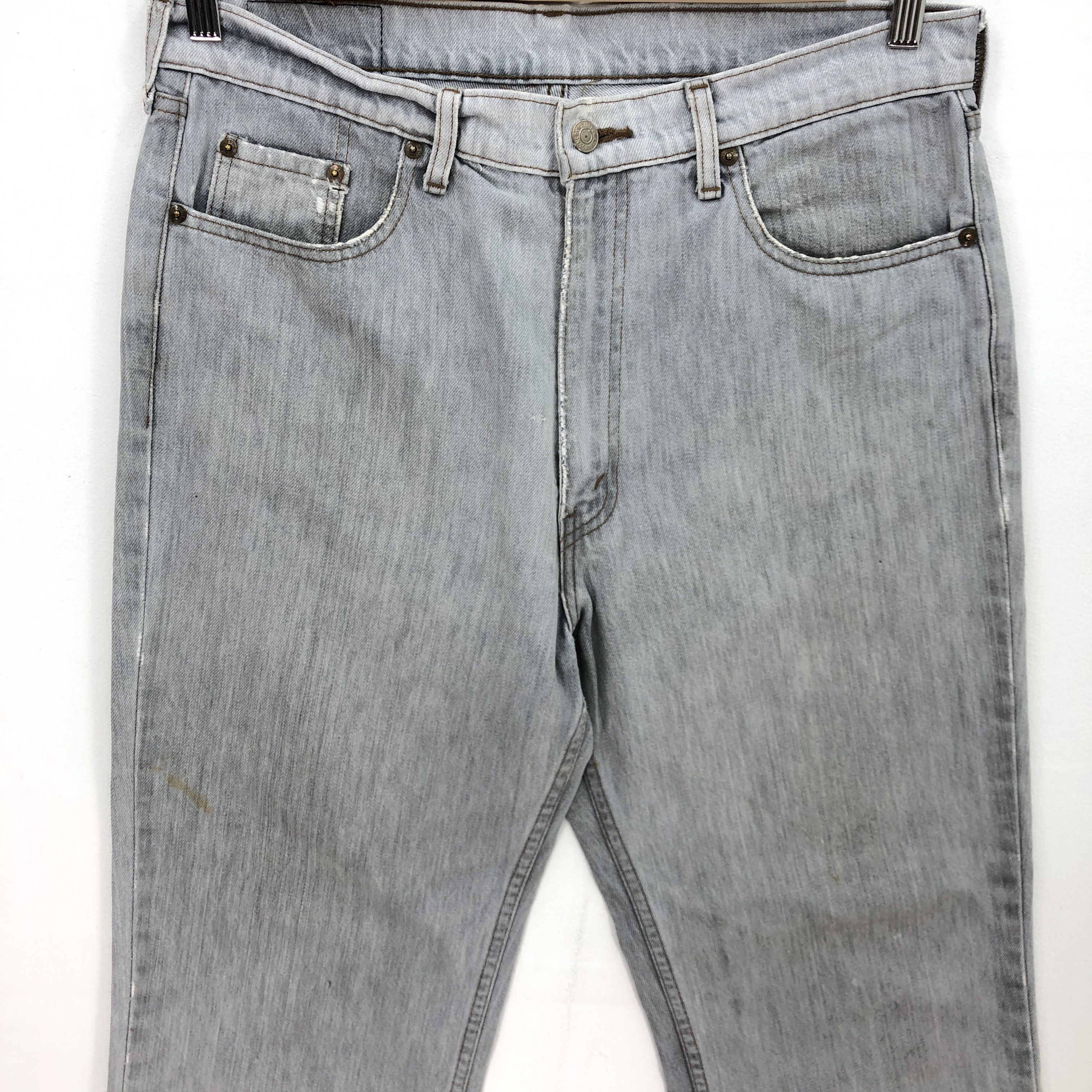 Levi's Vintage Levi's Faded Black Jeans Ash Gray Levis Denim Size US 34 / EU 50 - 3 Thumbnail