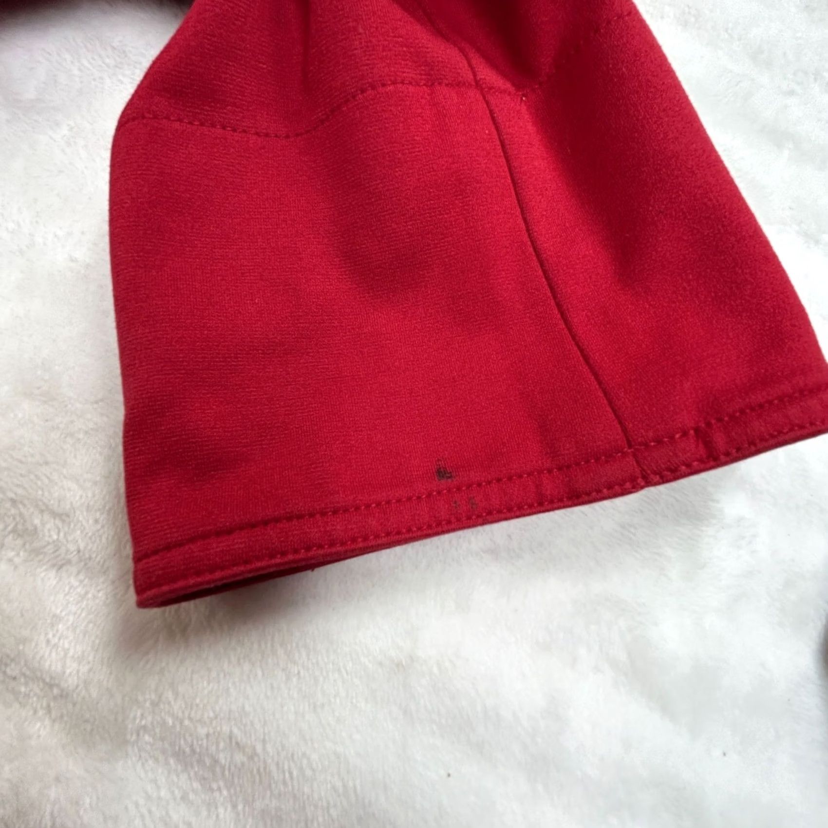 Vintage Chico's Womens Red Cardigan Blazer Sweater Size 3 Stretch Knit Open Drape Front Size XS / US 0-2 / IT 36-38 - 4 Thumbnail