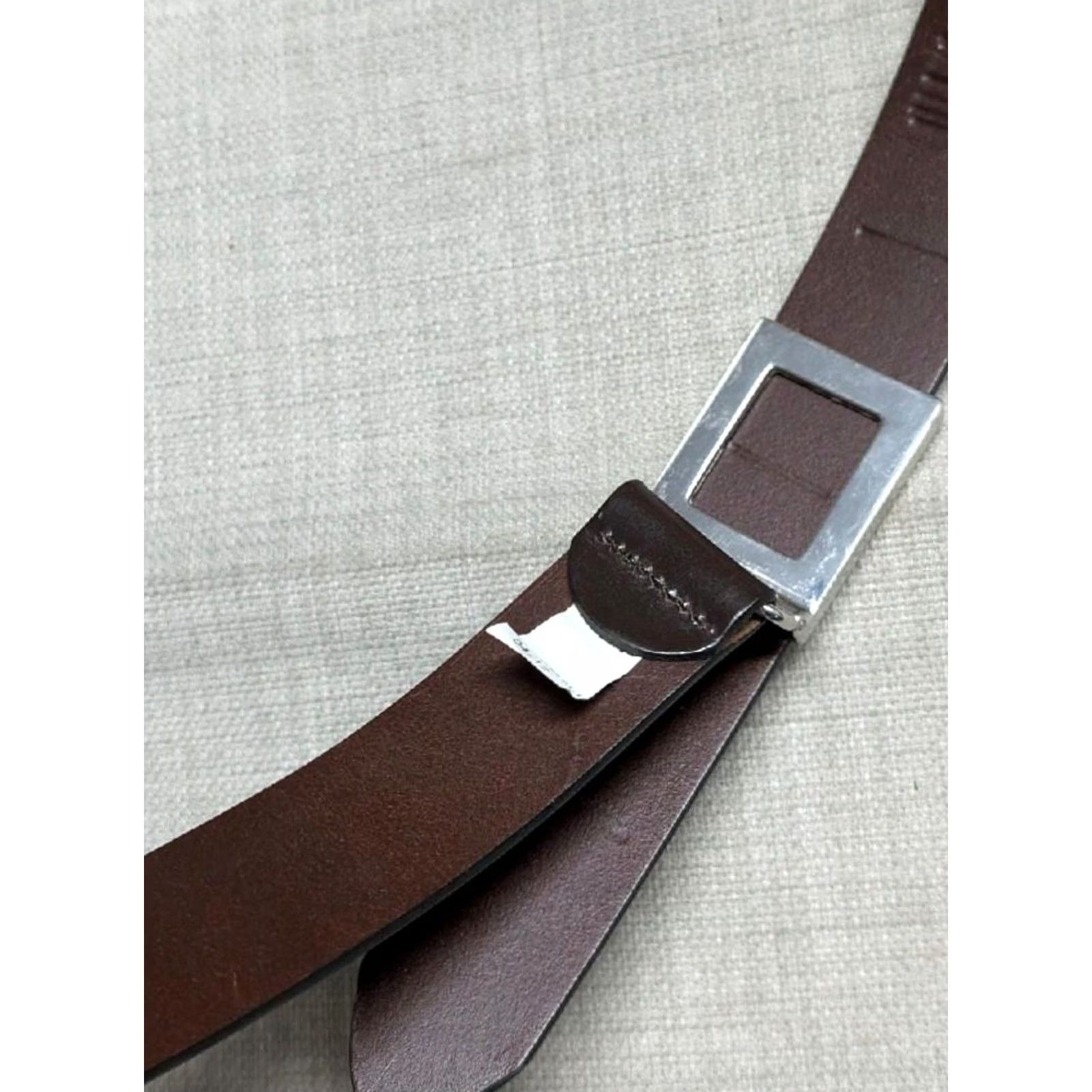 Banana Republic Banana Republic dress belt 40 brown chrome buckle cowhide leather Dress Belt Mens 40 Brown Size 40 - 5 Thumbnail