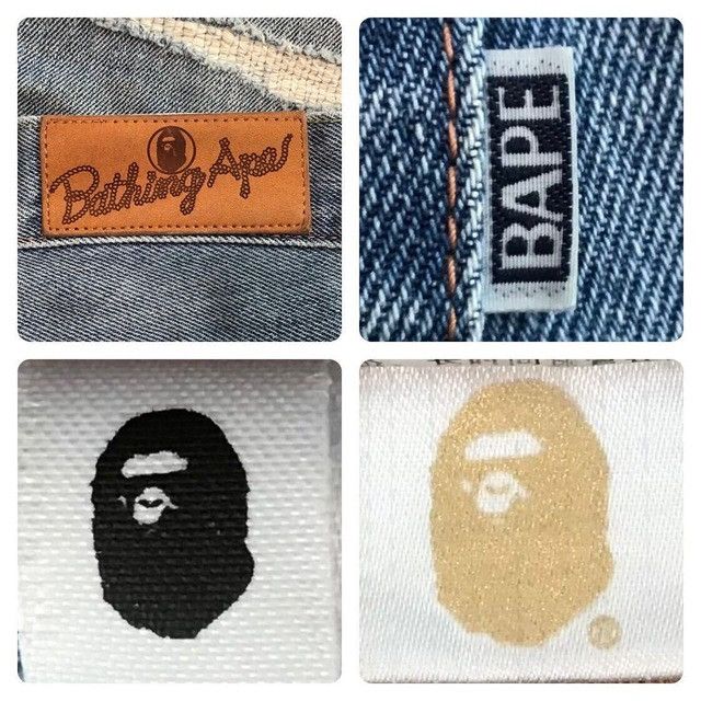 Bape BAPE DAMAGED Rope logo Slim taper denim pants ★size XL Size US 36 / EU 52 - 9 Thumbnail
