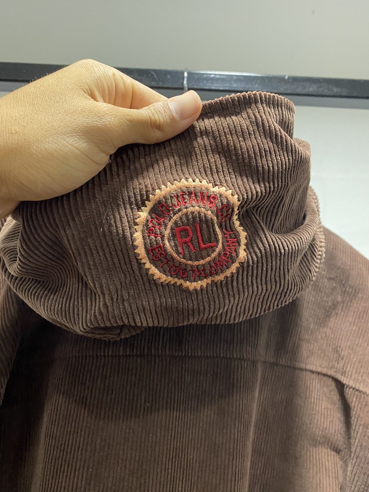 Polo Ralph Lauren POLO JEANS RL Corduroy Parka Winter Jacket 90s Size US L / EU 52-54 / 3 - 12 Thumbnail