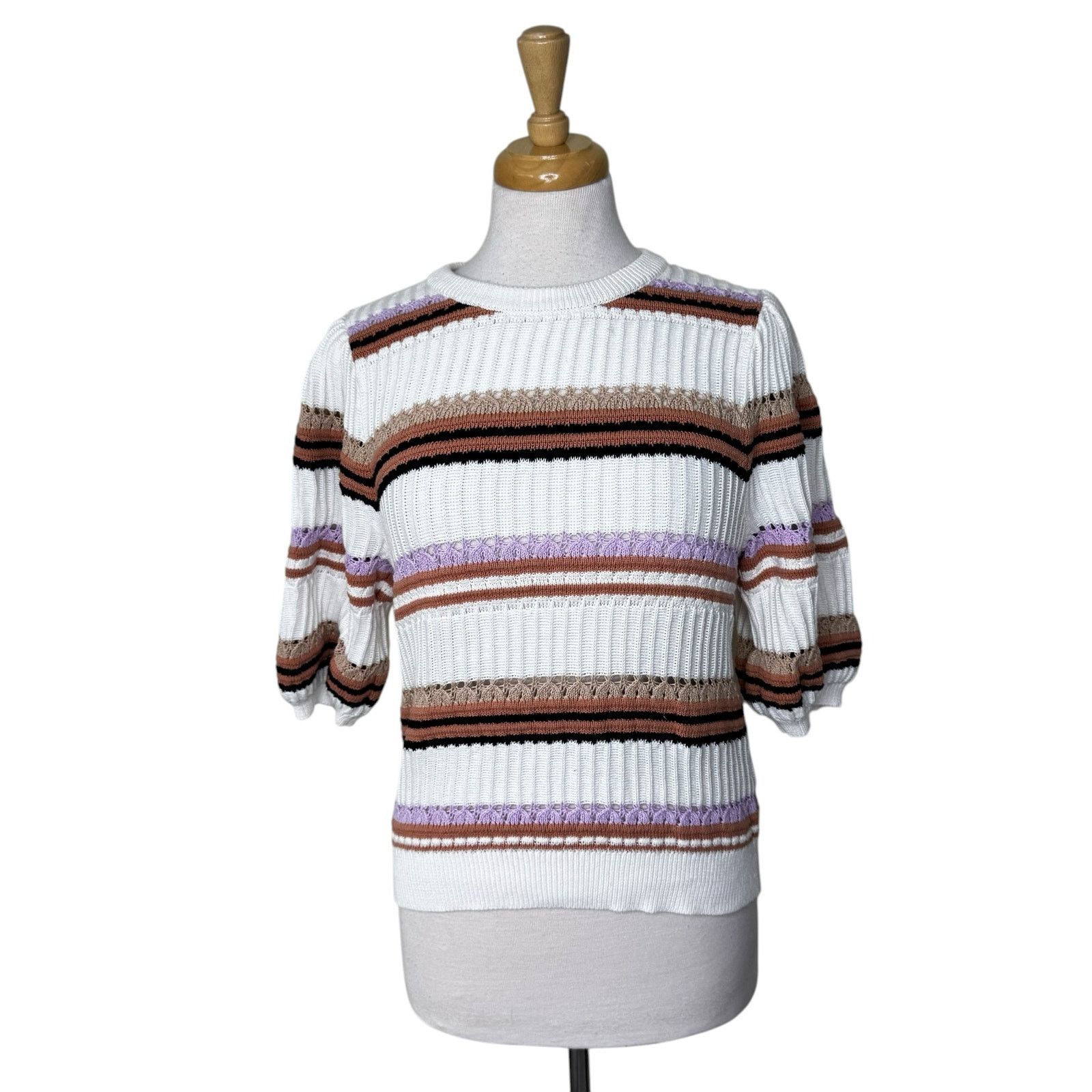 Other SUNCOO Panaco Terracotta Short Sleeve Sweater Size T2 Size M / US 6-8 / IT 42-44 - 3 Thumbnail