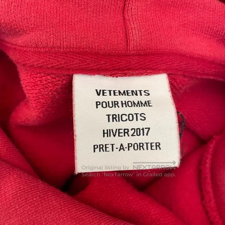 Vetements VETEMENTS Loose Fit Hoodie Size US S / EU 44-46 / 1 - 5 Thumbnail