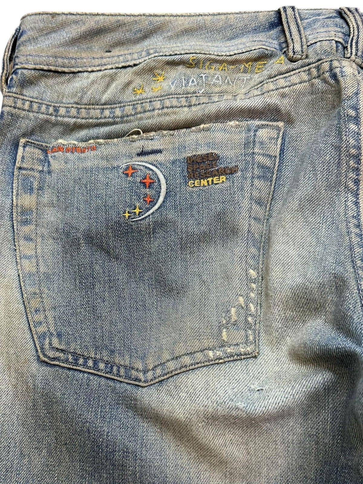 Diesel Vintage Diesel Flare Bootcut Artwork Grunge Denim Size US 35 - 7 Thumbnail