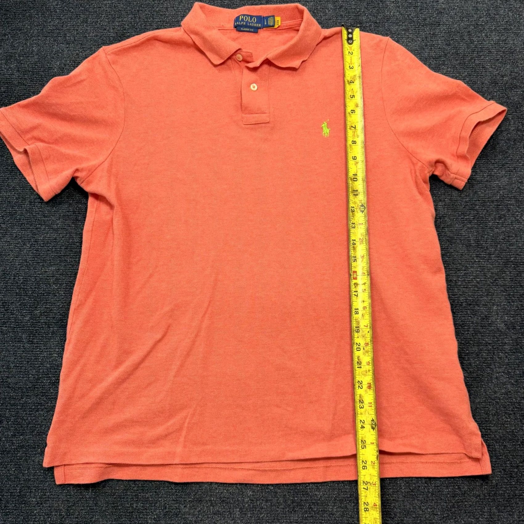 Polo Ralph Lauren Polo Ralph Lauren Polo Shirt Mens Large Pink Classic Fit Pony Logo Casual Size US L / EU 52-54 / 3 - 6 Thumbnail