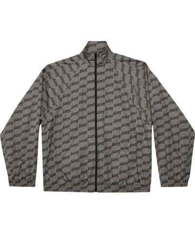 Balenciaga o1bcso1str0625 BB Monogram Regular Fit Tracksuit Jacket Size US M / EU 48-50 / 2 - 1 Preview