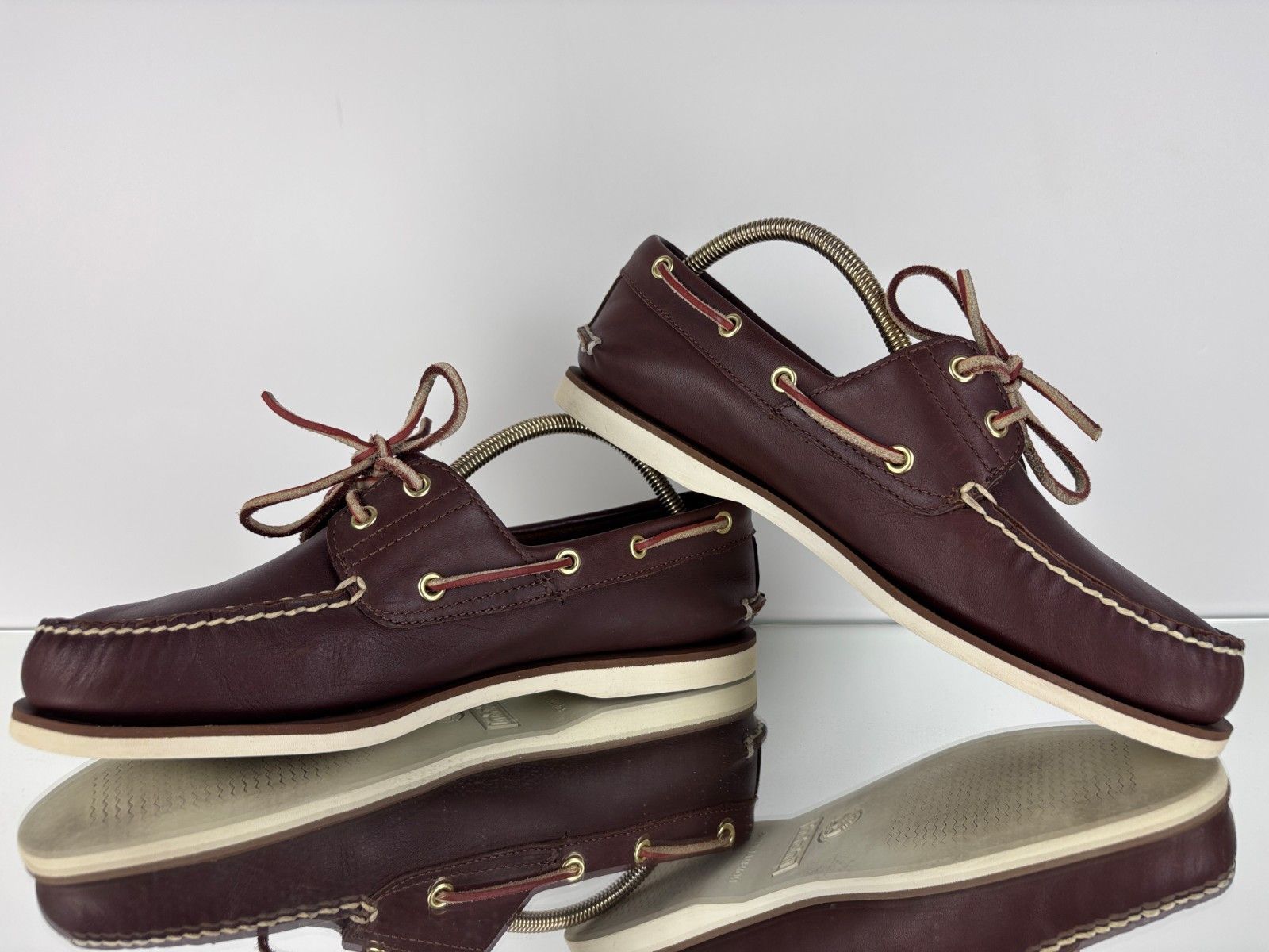 Timberland Timberland Classic Leather Boat Shoes Brown Size US 10 Size US 10 / EU 43 - 2 Thumbnail