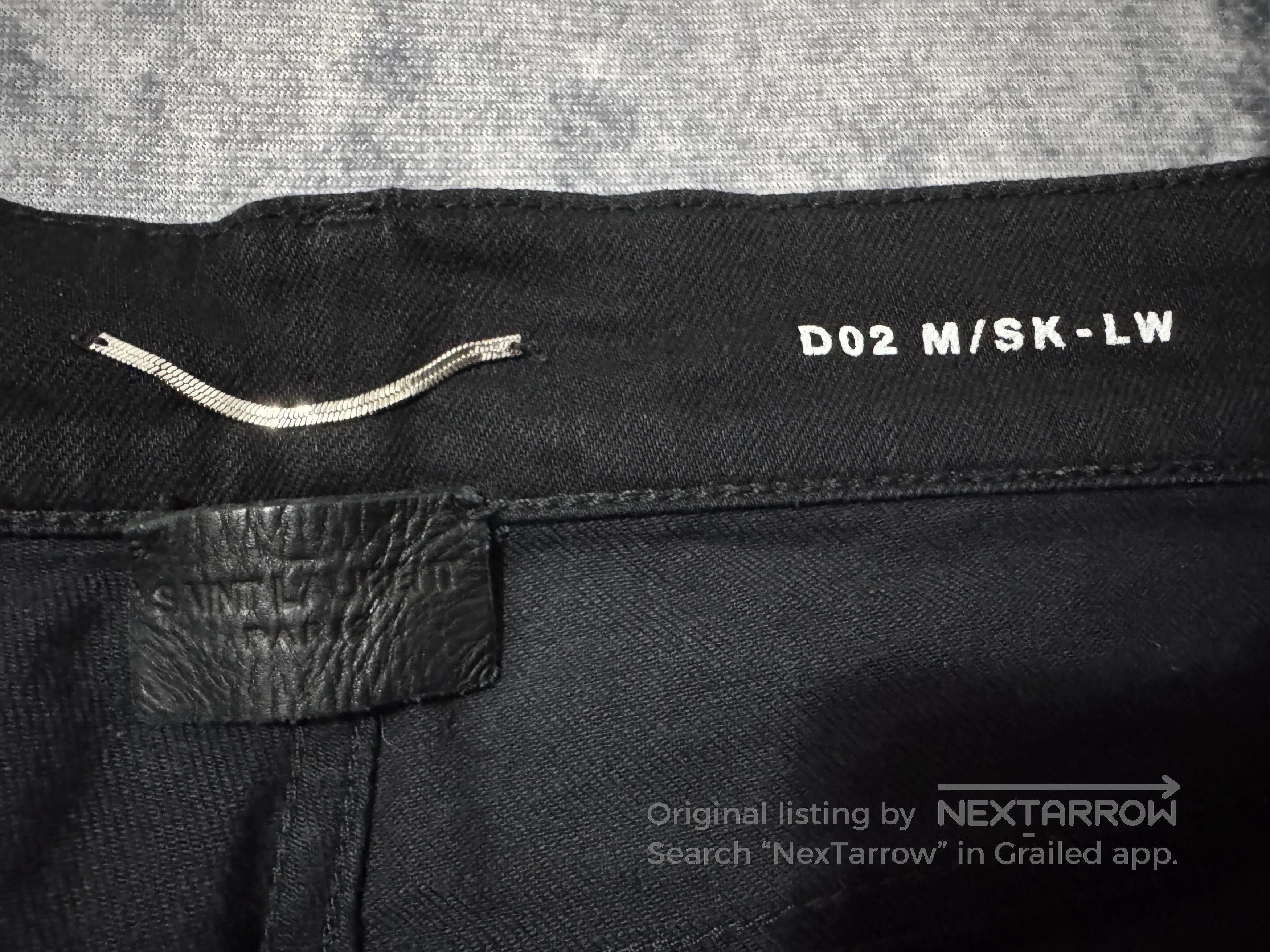 Saint Laurent Paris Saint Laurent Black Distressed Jeans. Size US 30 / EU 46 - 5 Thumbnail
