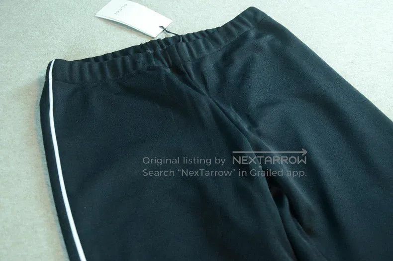 Gucci Gucci SizeL Embroidered elastic casual pants Size US 35 - 2 Thumbnail