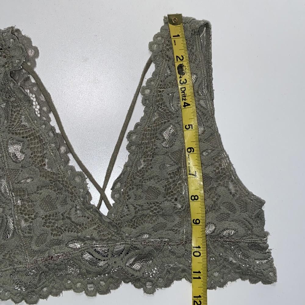 Designer Lace & Sheer Bralette Size Medium Size ONE SIZE - 2 Thumbnail