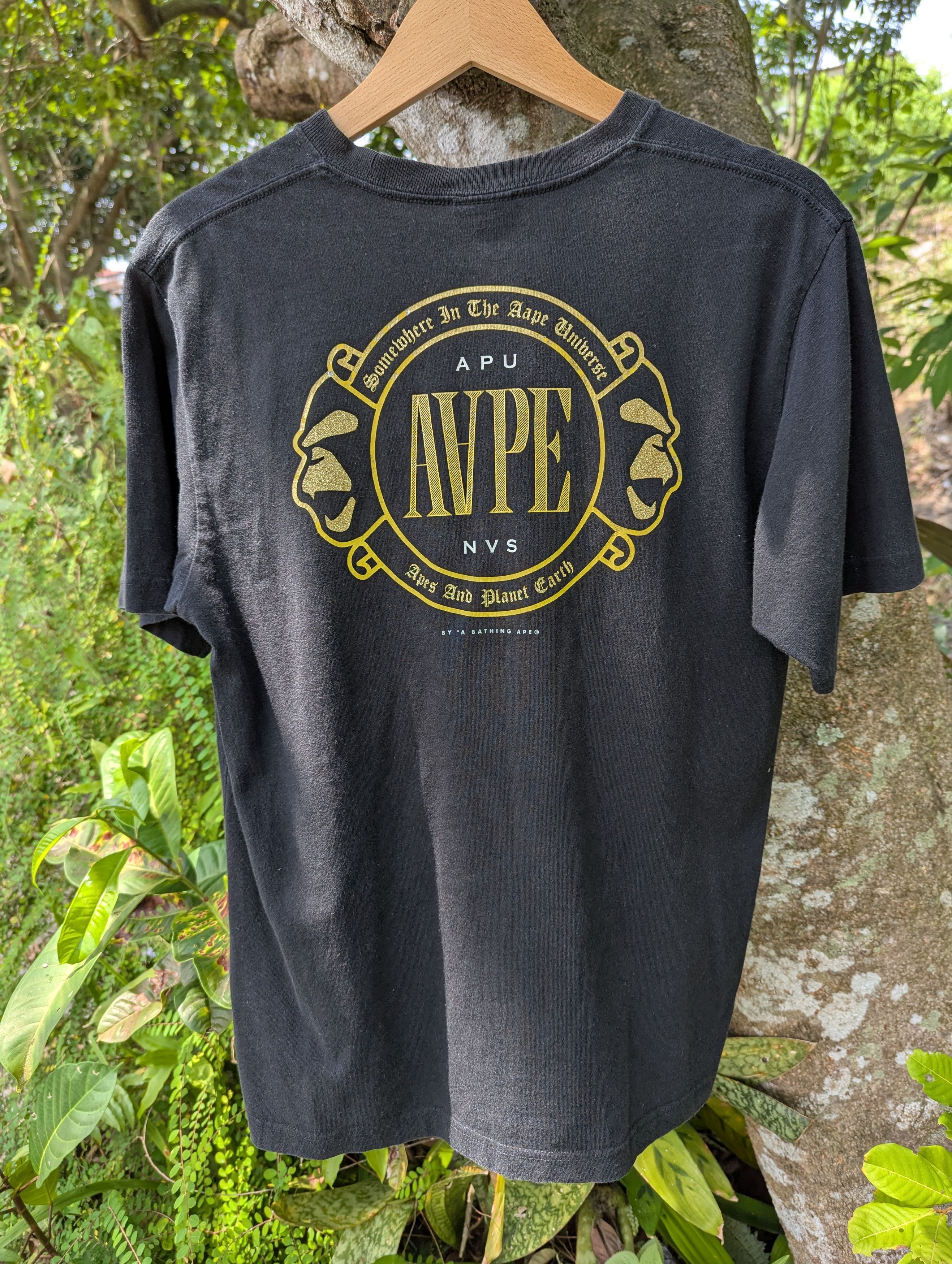 Aape AAPE BY BAPE SOMEWHERE IN THE AAPE UNIVERSE TSHIRT Size US S / EU 44-46 / 1 - 5 Thumbnail