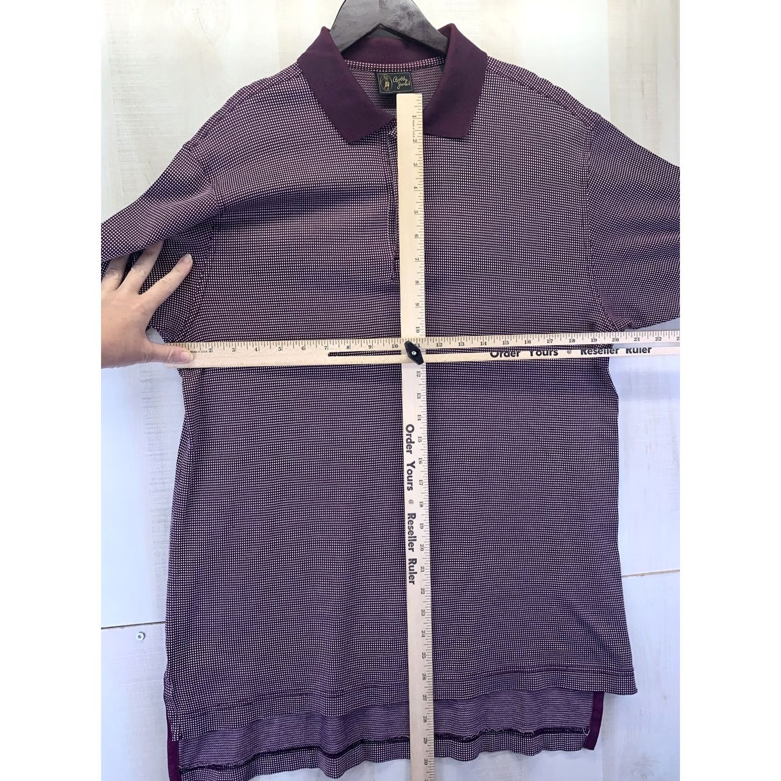 Vintage VINTAGE Bobby Jones Mens Polo Shirt M Purple Golf 5900 Size US M / EU 48-50 / 2 - 2 Thumbnail