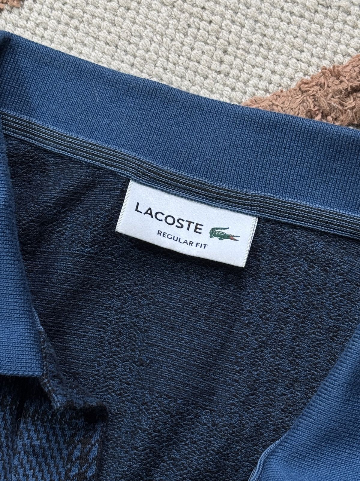 Lacoste LACOSTE CHECKERED 2000s STYLE POLO LONG SLEEVE Size US M / EU 48-50 / 2 - 3 Thumbnail