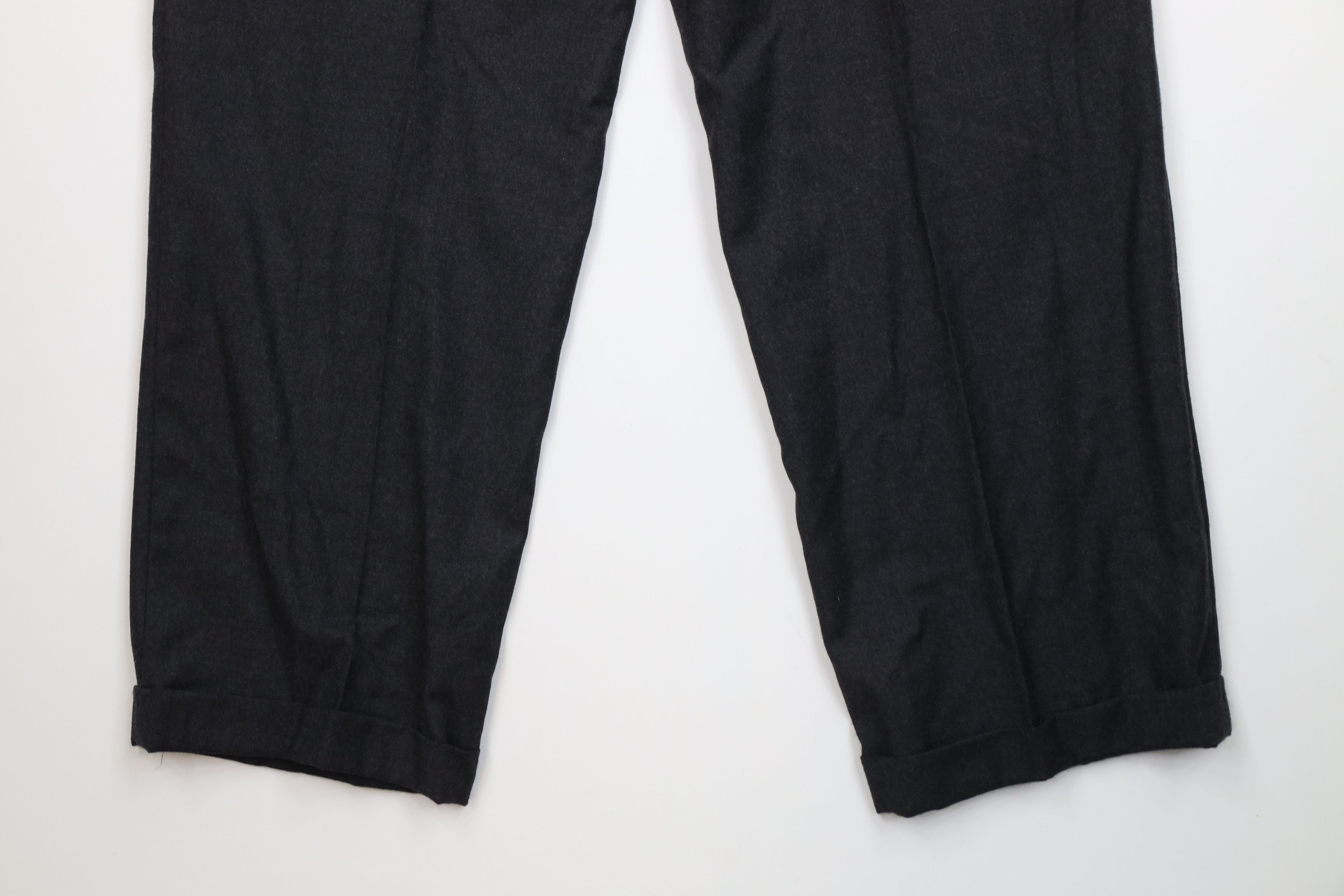 Vintage Vintage 90s Streetwear Wide Leg Chino Pants Charcoal Gray Size US 36 / EU 52 - 11 Thumbnail