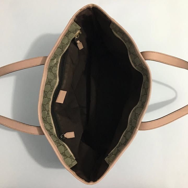 Gucci Gucci GG Supreme Canvas Leather Totebag Authentic Size ONE SIZE - 18 Thumbnail