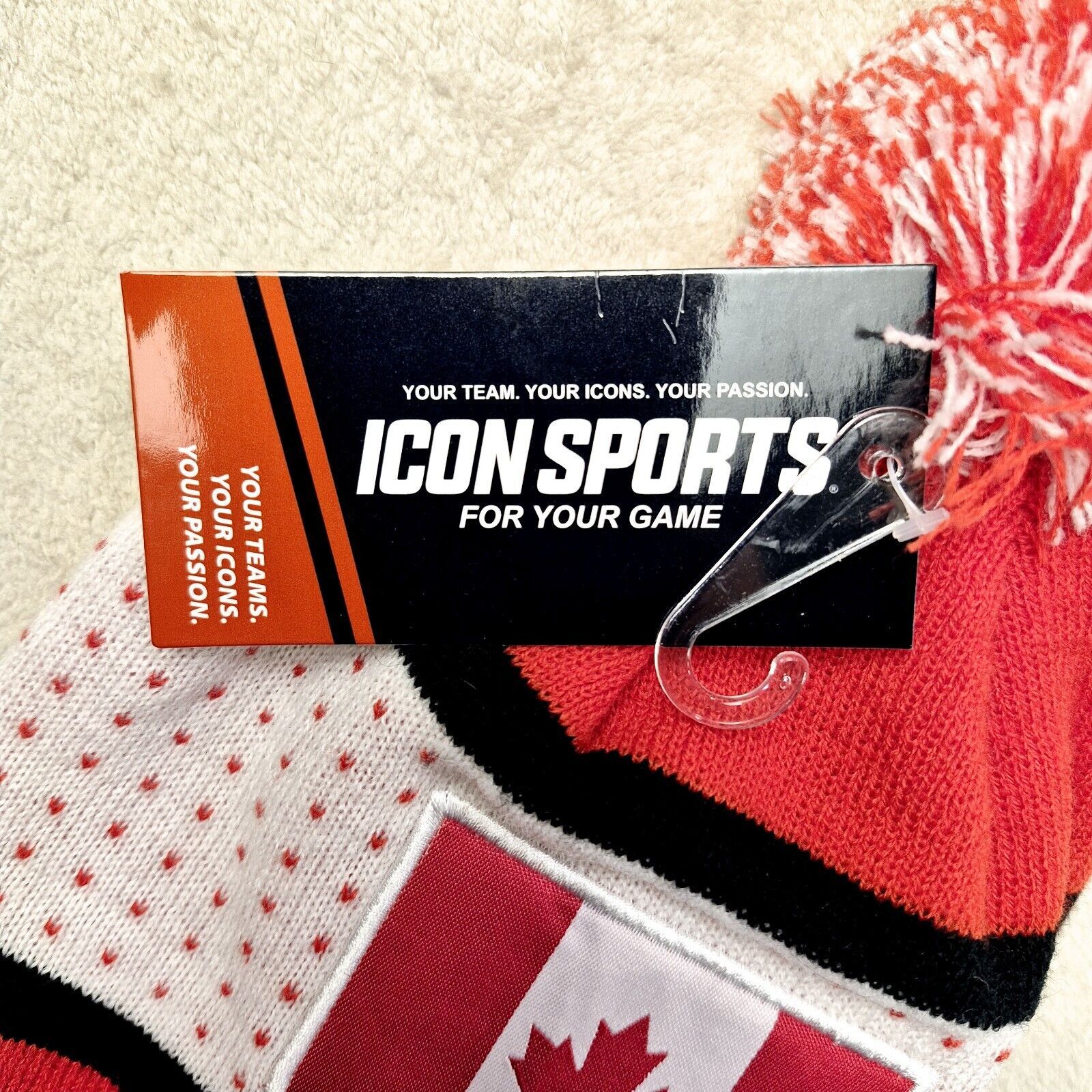 (B).Stroy ICON SPORTS Canada Beanie NWT Olympic Hat Cap OS Maple Leaf Size ONE SIZE - 9 Thumbnail