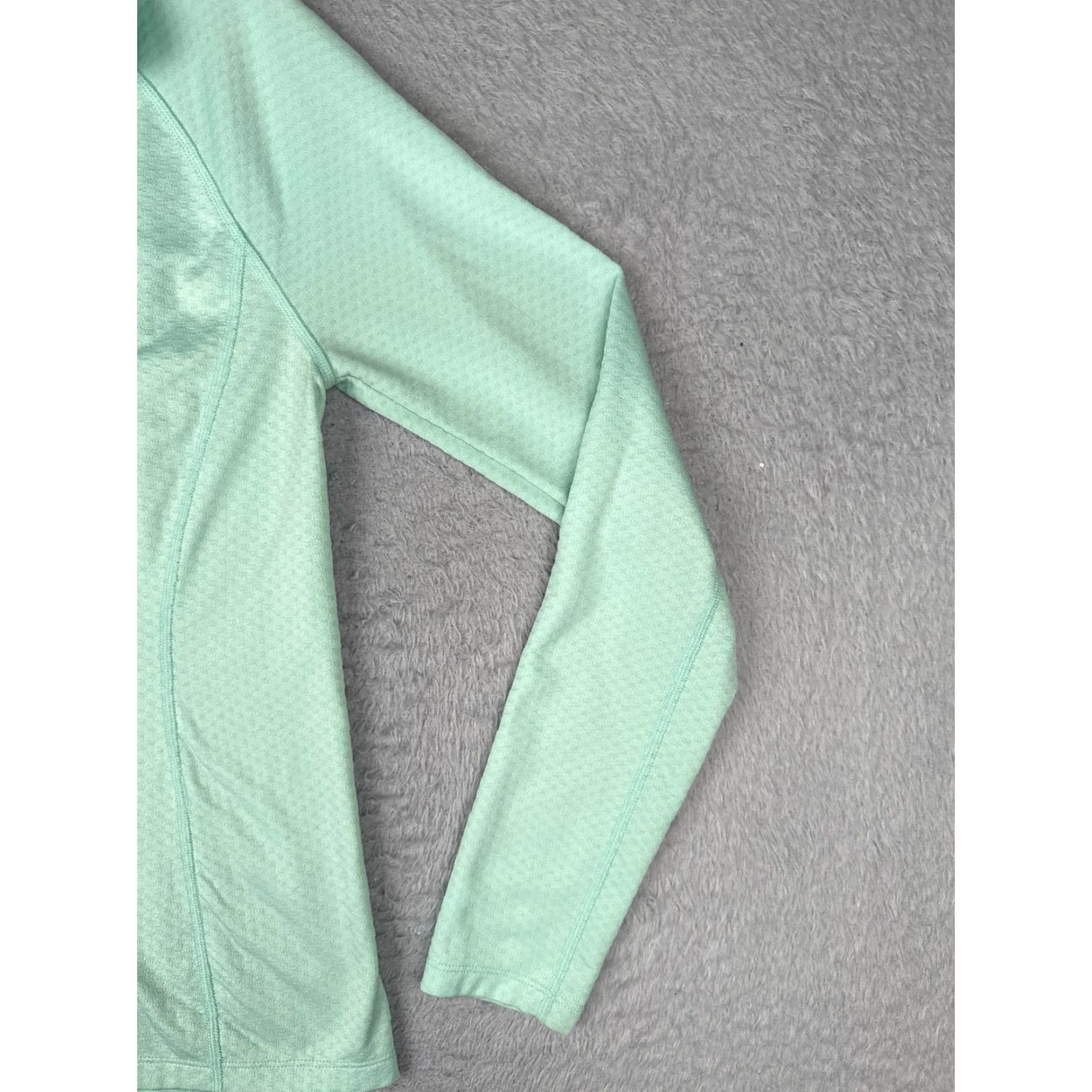The North Face The North Face Sweatshirt Women M Blue 1/4 Zip Long Sleeve Polyester Blend Logo Pullover Size M / US 6-8 / IT 42-44 - 2 Thumbnail