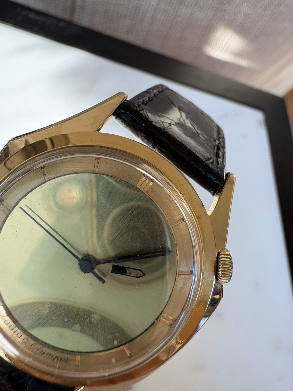 Other Zodiac Olympos 703-918 VTG 70s Mystery Dial 17J Swiss Auto Size ONE SIZE - 6 Thumbnail