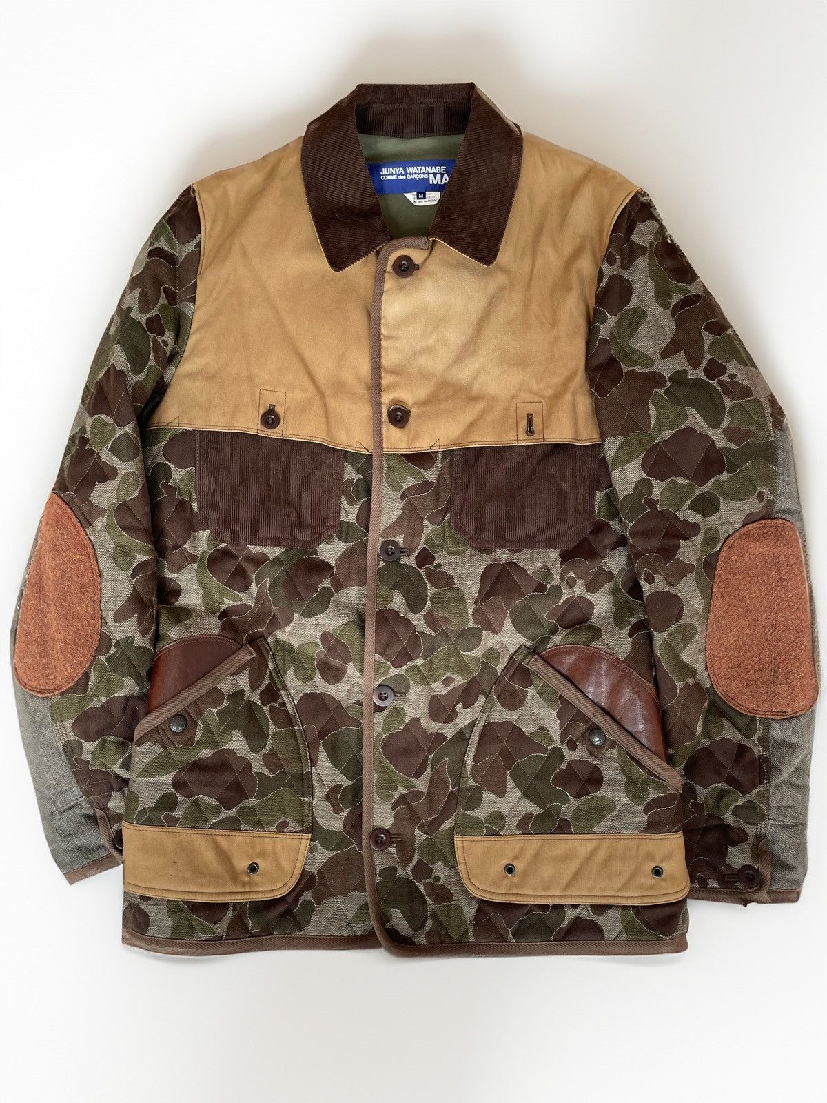 cotton トップ camo patchwork ハンチング