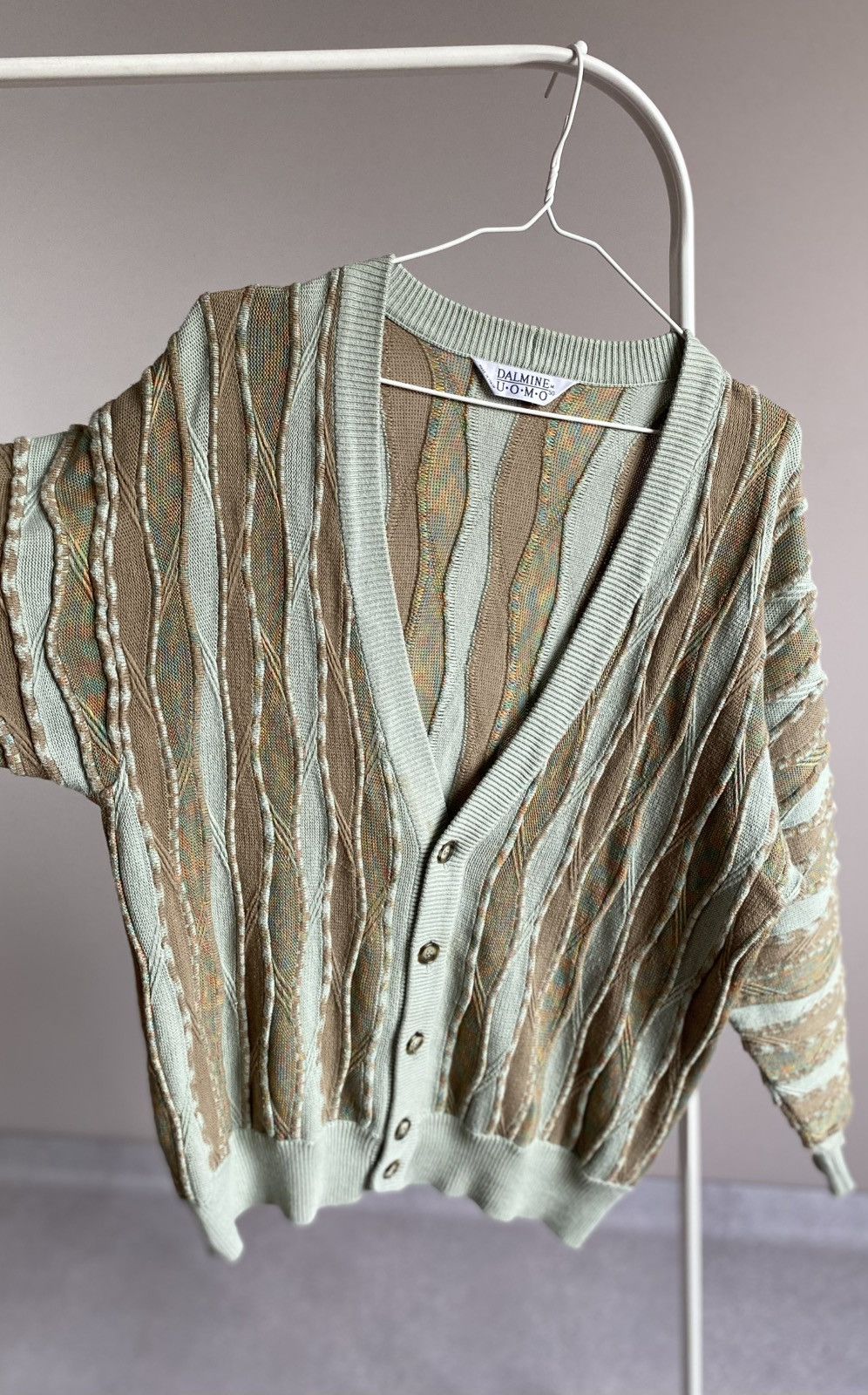 Other Vintage Knit Cardigan Coogi Style Sweater Size US M / EU 48-50 / 2 - 5 Thumbnail