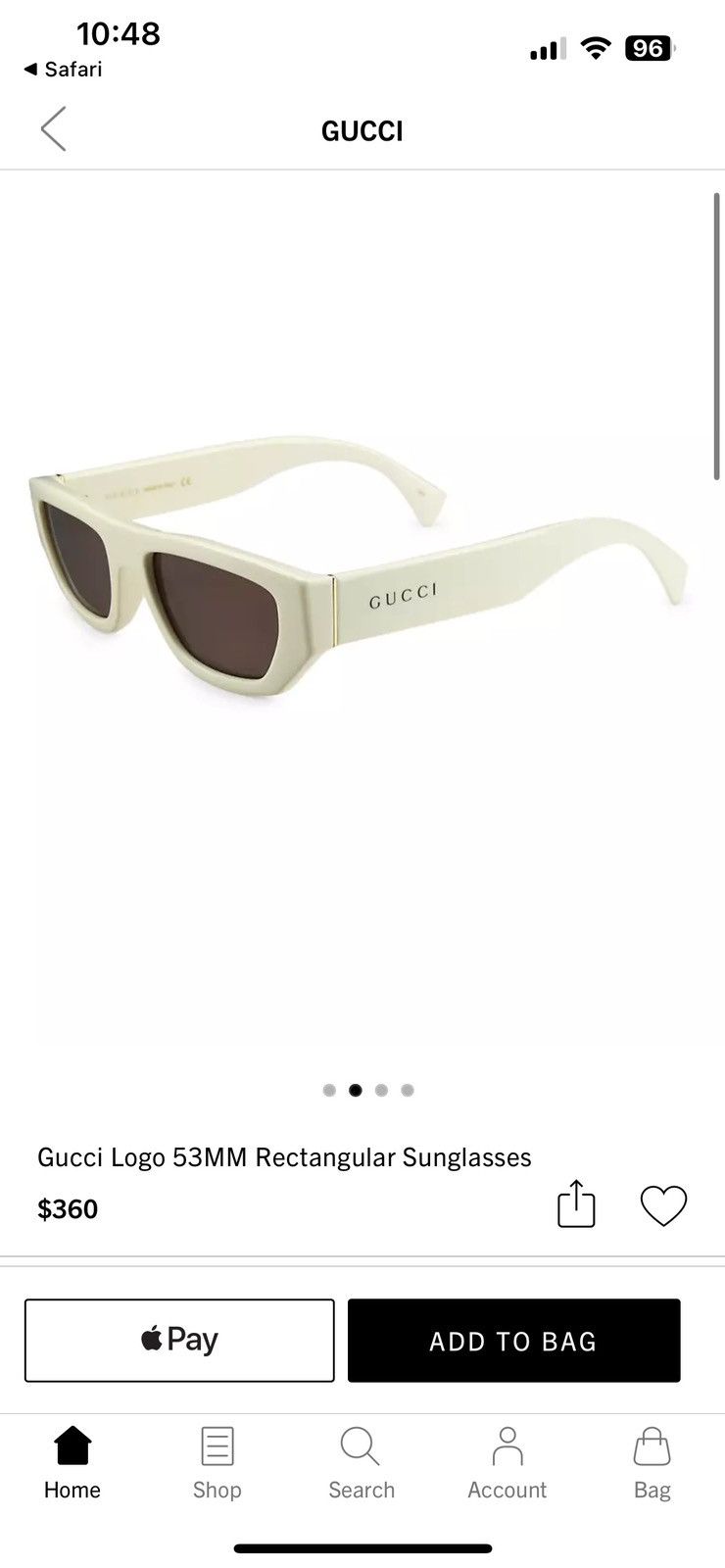 Gucci GUCCI GG1134S 003 SUNGLASSES Size ONE SIZE - 21 Thumbnail