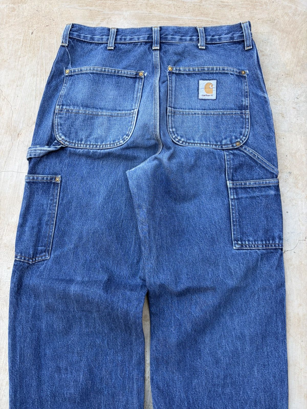 Carhartt Vintage 00s Carhartt Double Knee Denim Pant Size US 33 - 5 Thumbnail