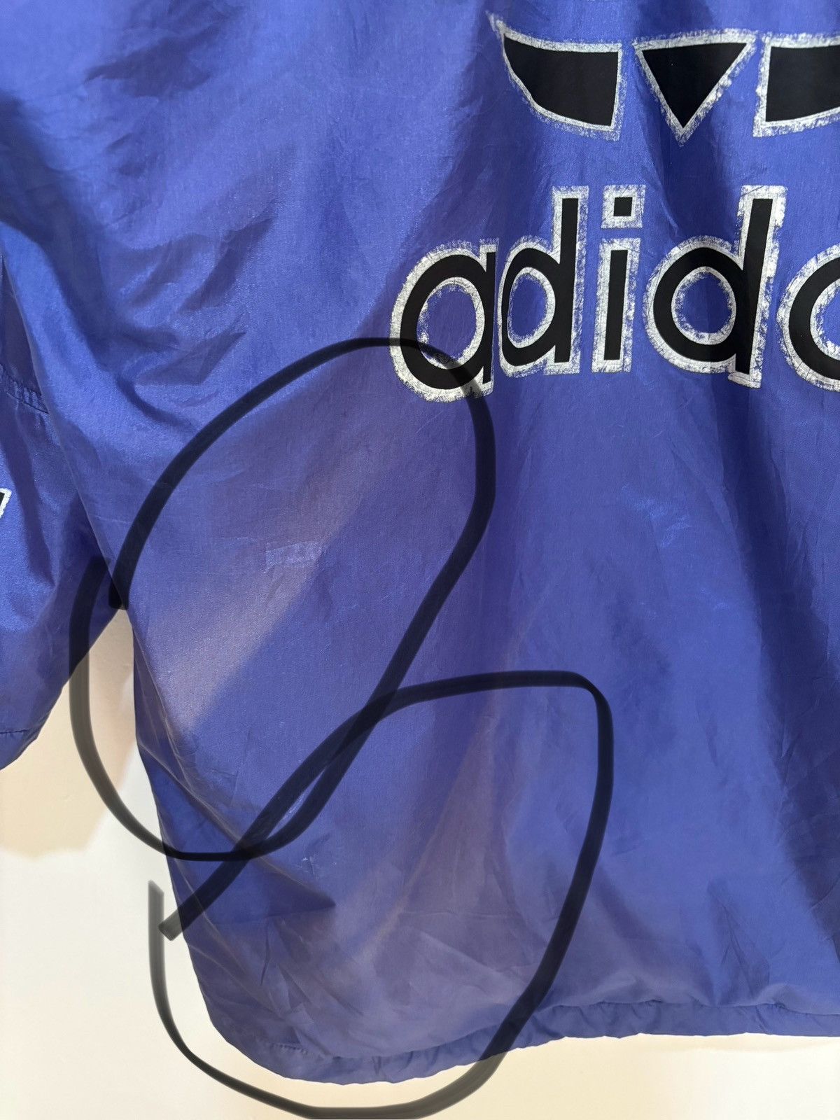 Adidas × Vintage 90s Adidas Big Logo Parka Jacket Size US L / EU 52-54 / 3 - 12 Thumbnail