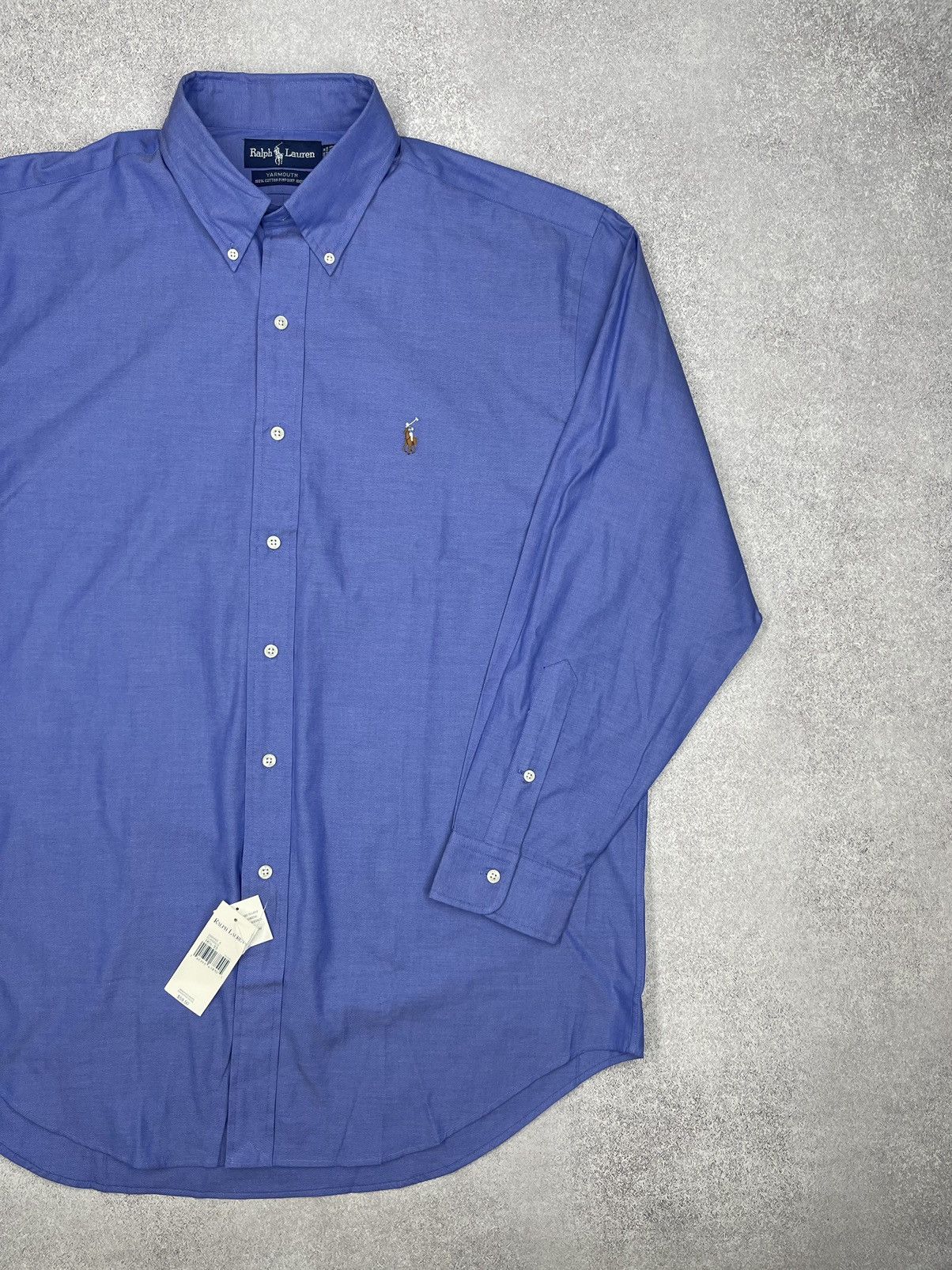 Polo Ralph Lauren Vintage New Polo Ralph Lauren Classic Shirt Blue Y2K Size US XL / EU 56 / 4 - 3 Thumbnail