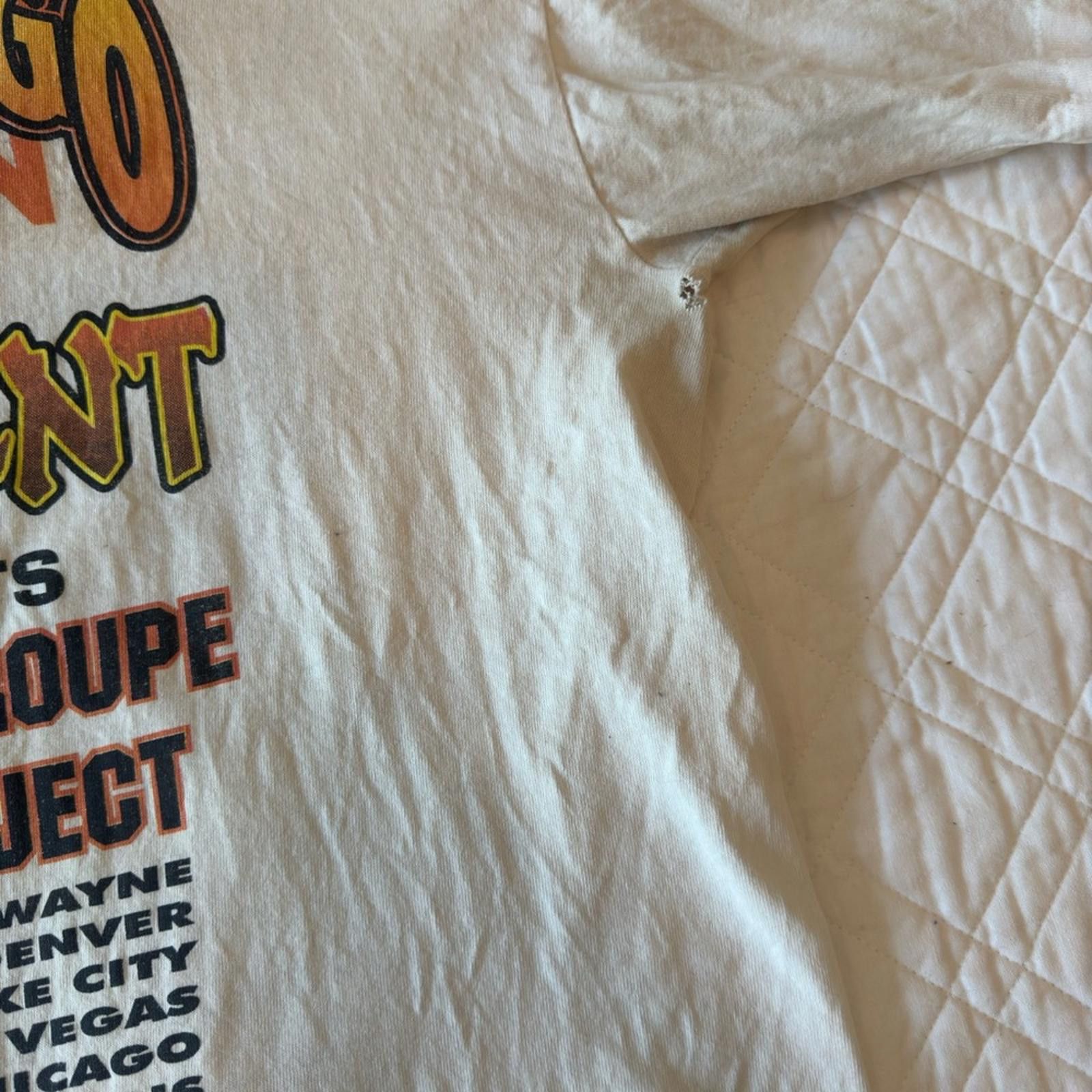 Fruit Of The Loom 1997 TED NUGENT WANGO TANGO THRASHED T-SHIRT Size US XL / EU 56 / 4 - 6 Thumbnail
