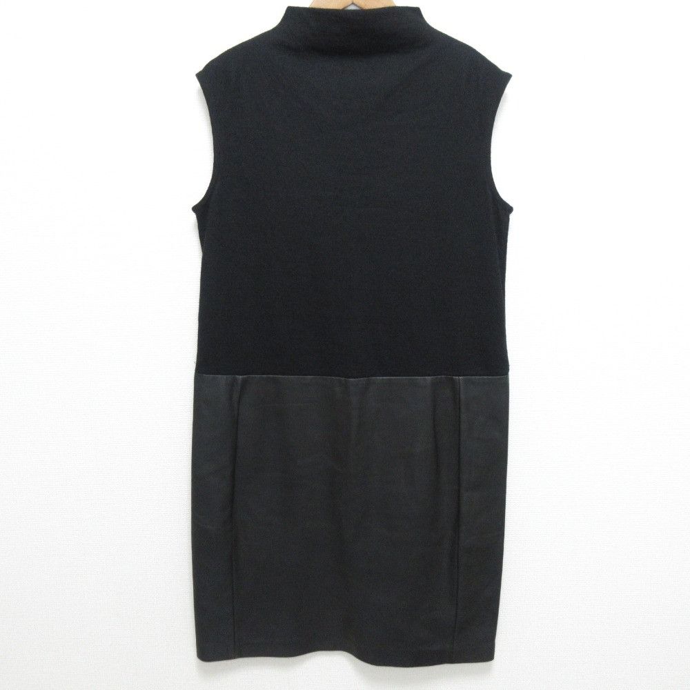 Max Mara Max Mara S Max Mara Lamb Leather Knit Sleeveless Dress Leather Dresses DUTY FREE for USA Size ONE SIZE - 1 Thumbnail