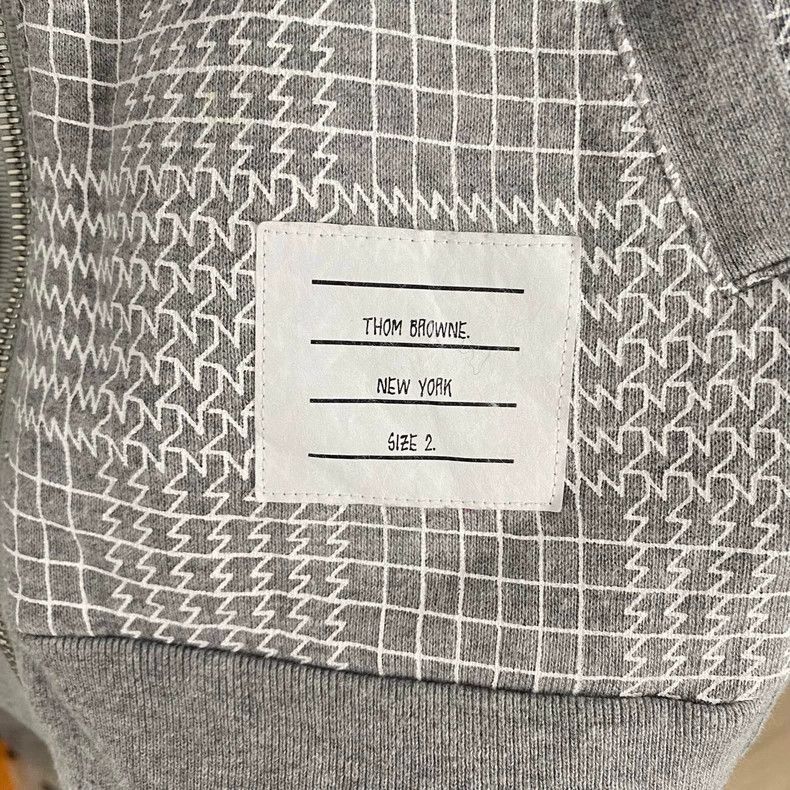 Thom Browne Thom Browne Quilts georgette zip hoodie Size US M / EU 48-50 / 2 - 3 Thumbnail