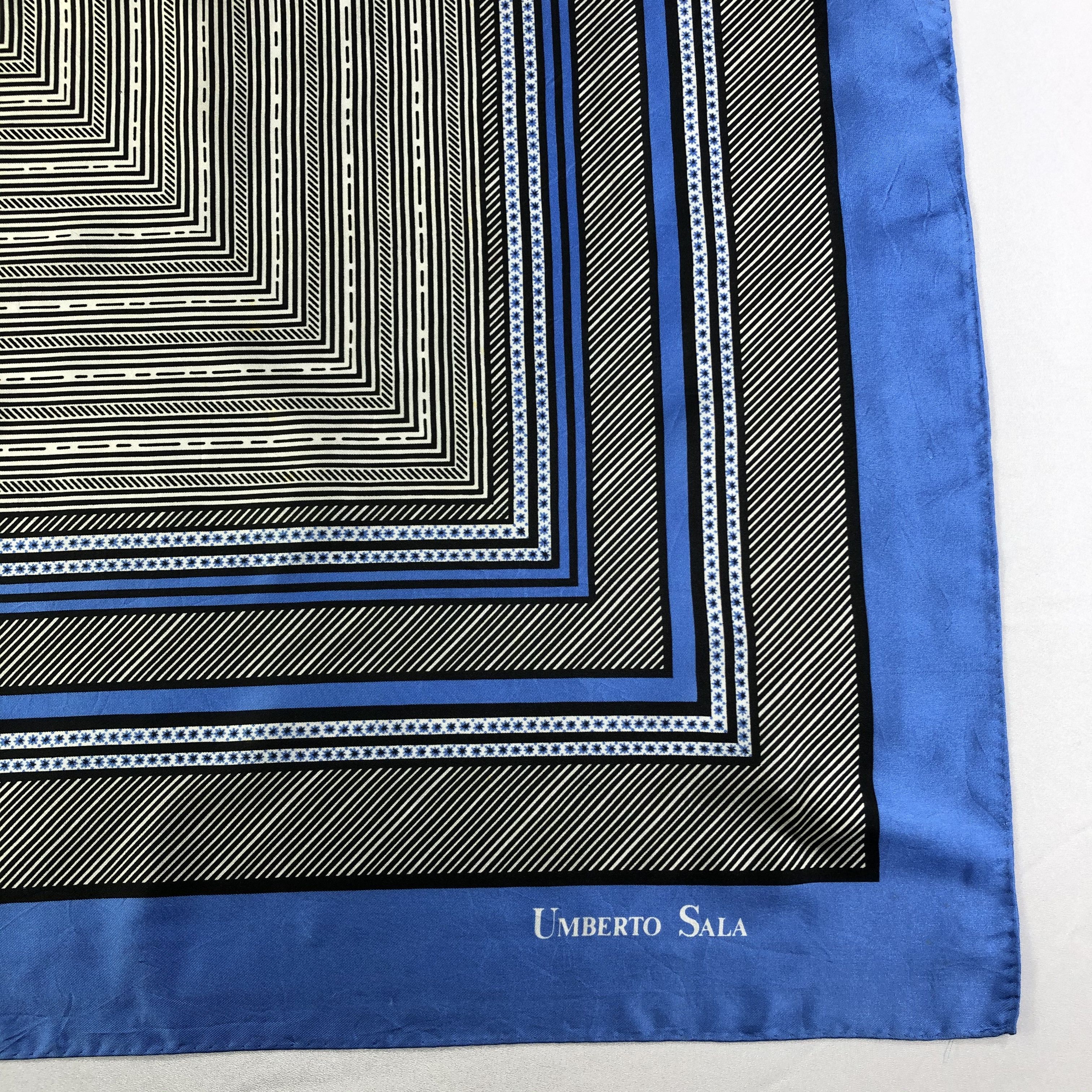 Vintage Vintage Umberto Sala Silk Scarf Size ONE SIZE - 4 Thumbnail