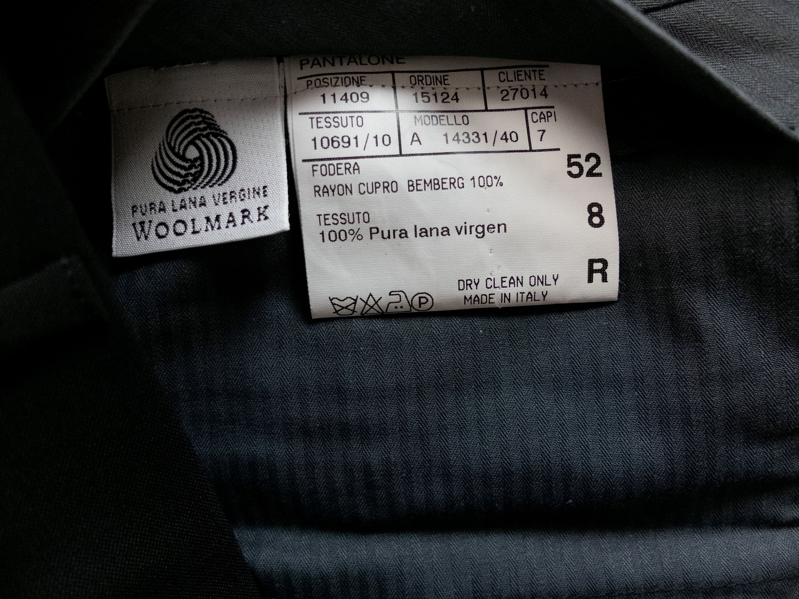 Canali CANALI black wool dress trousers pants Size 36 formal Italy Size US 36 / EU 52 - 5 Thumbnail