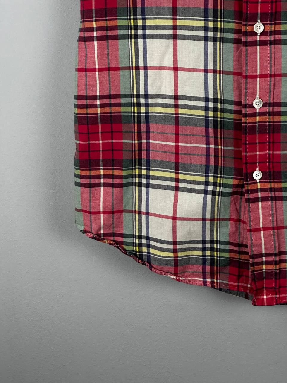 Polo Ralph Lauren Vintage Polo Ralph Lauren Plaid Short Sleeve Shirt Size US M / EU 48-50 / 2 - 7 Thumbnail