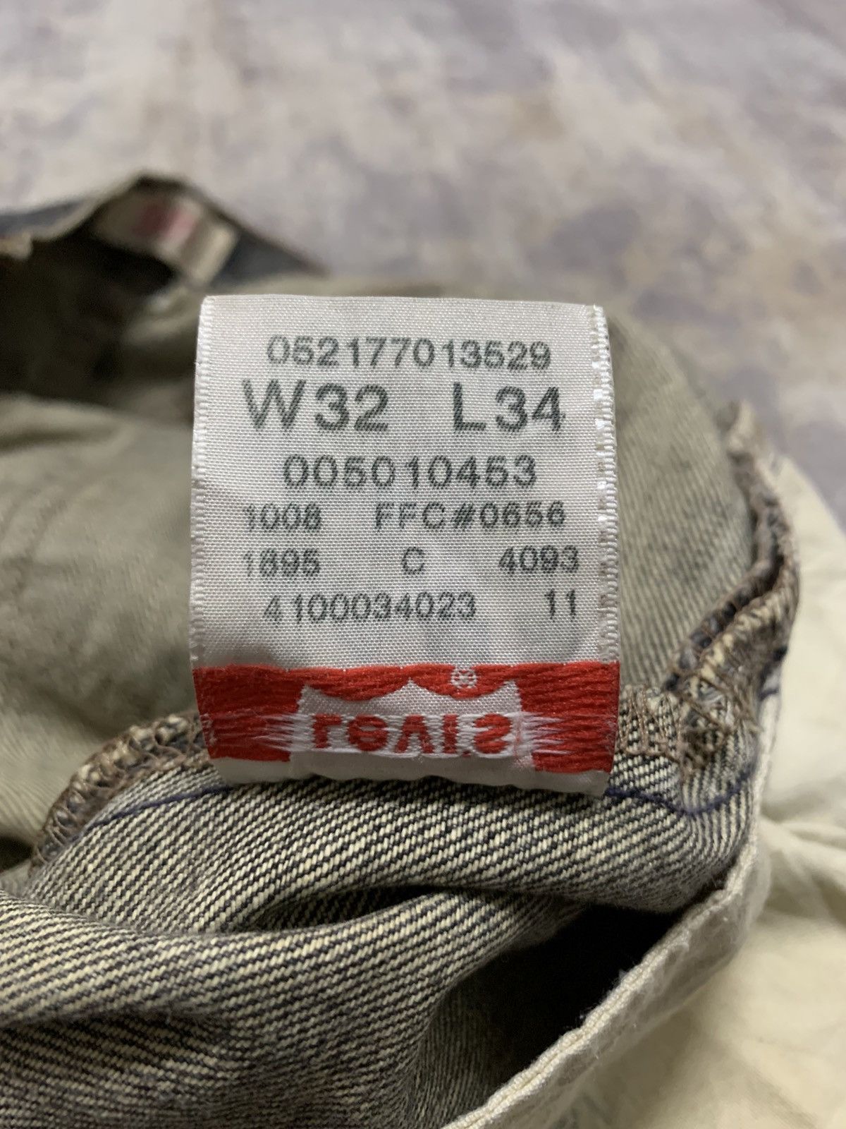 Levi's Vintage Levis 501 Mud Washed Repaired Denim W31 Size US 31 - 15 Thumbnail