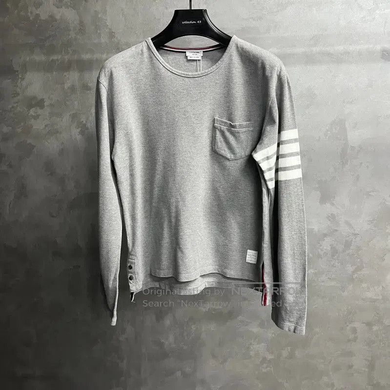 Thom Browne Thom Browne Women's Gray Cotton Sweatshirt . Size S / US 4 / IT 40 - 1 Thumbnail