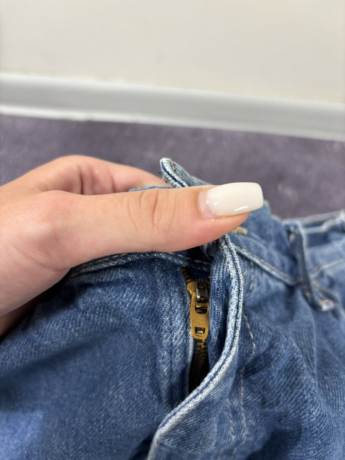 Dickies Vintage Dickies Relaxed Fit Painted Work Blue Denim Jeans Size US 36 / EU 52 - 11 Thumbnail