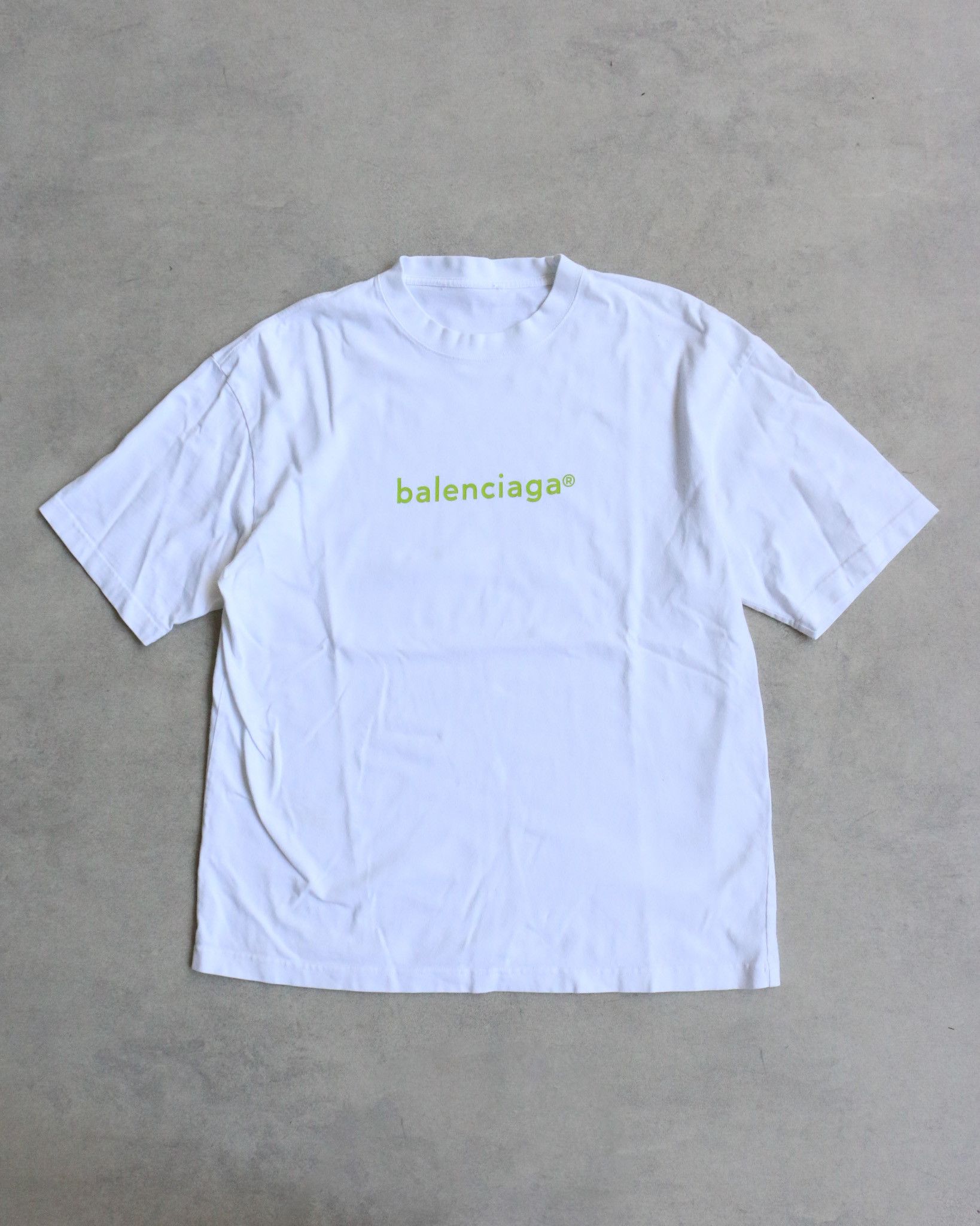Balenciaga Balenciaga Internet Logo Tee White Size US S / EU 44-46 / 1 - 1 Thumbnail